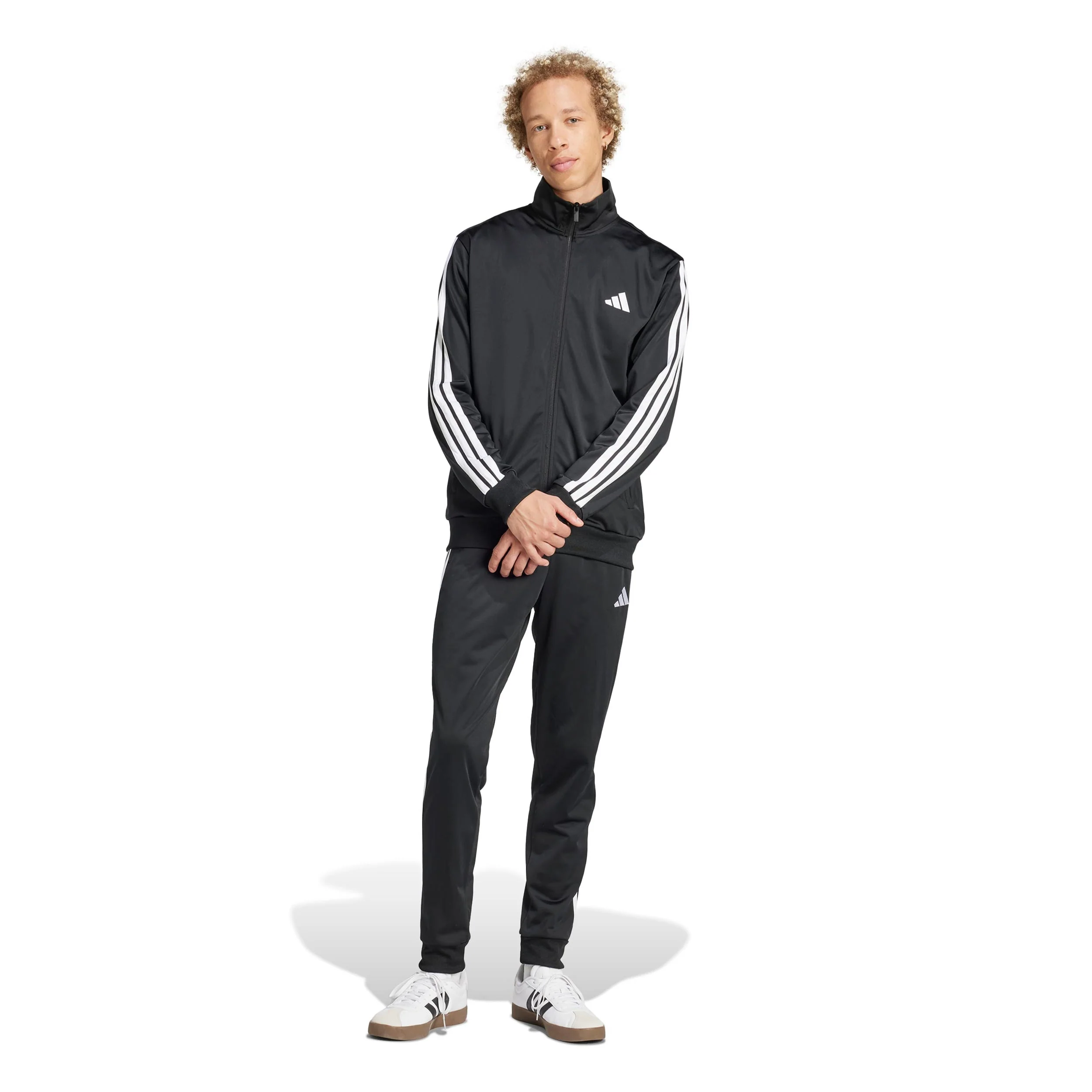 3Stripes Trainingsanzug Herren-Schwarz - Image 4