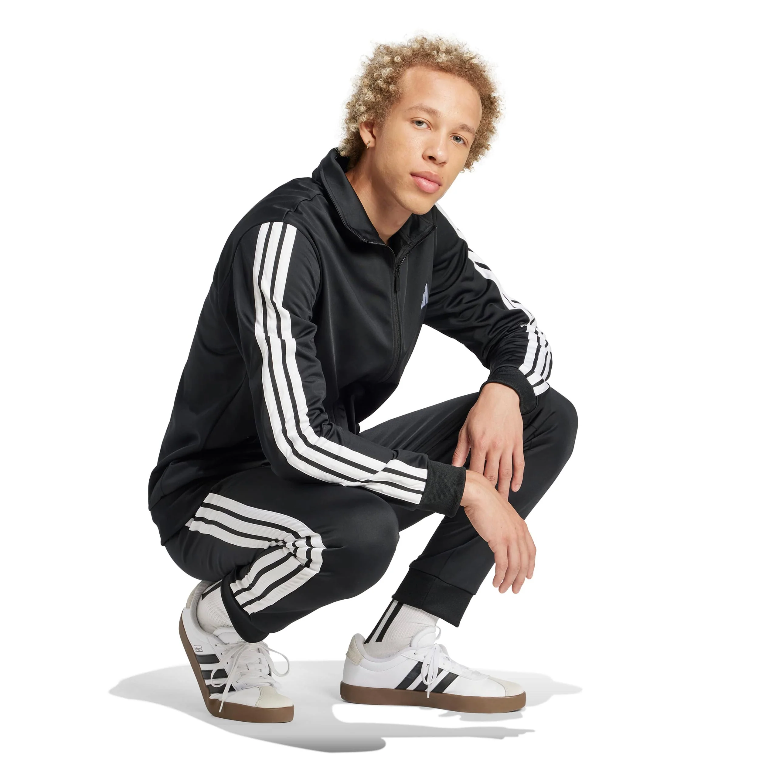 3Stripes Trainingsanzug Herren-Schwarz - Image 6