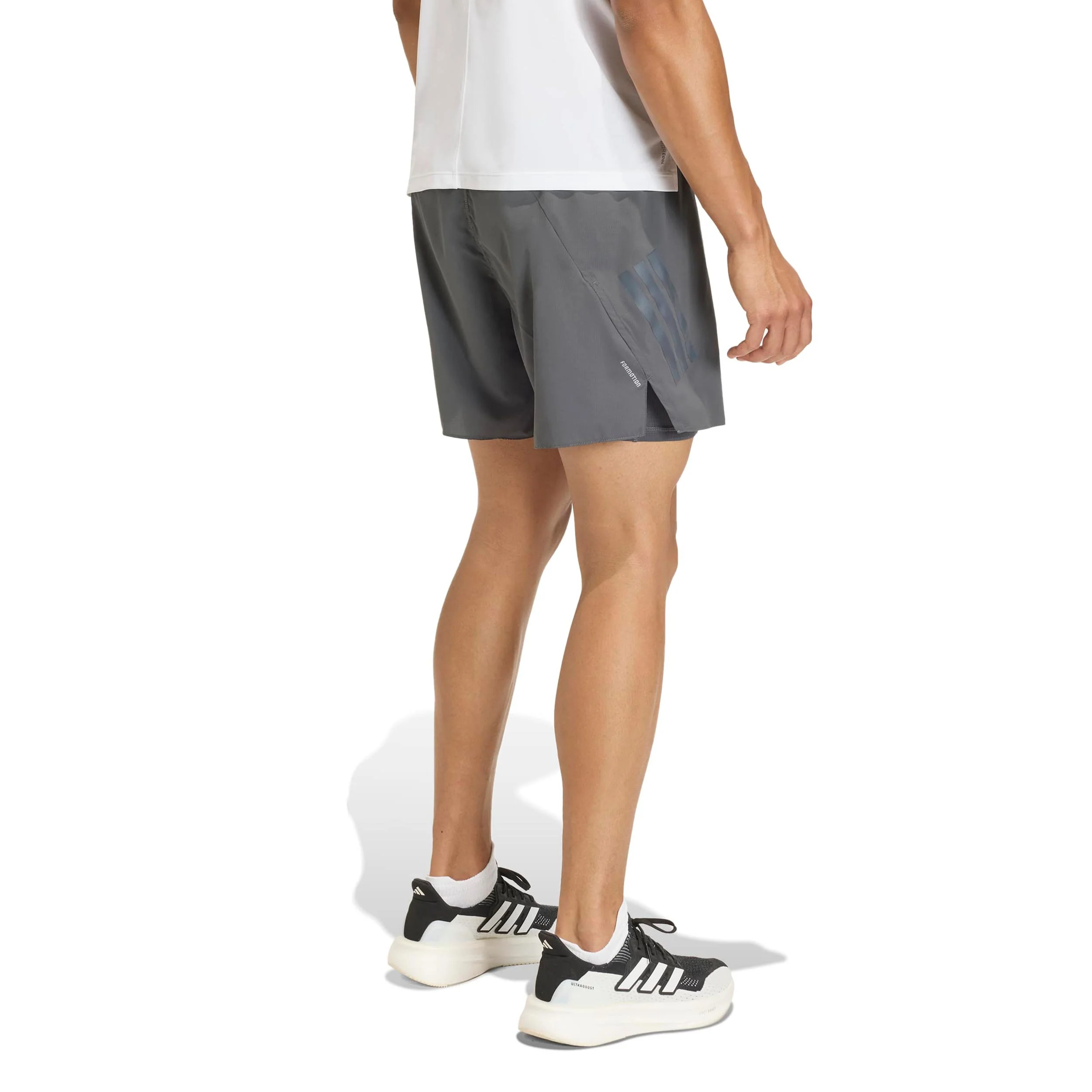 adi365 2in1  Laufshorts Herren-grau - Image 3