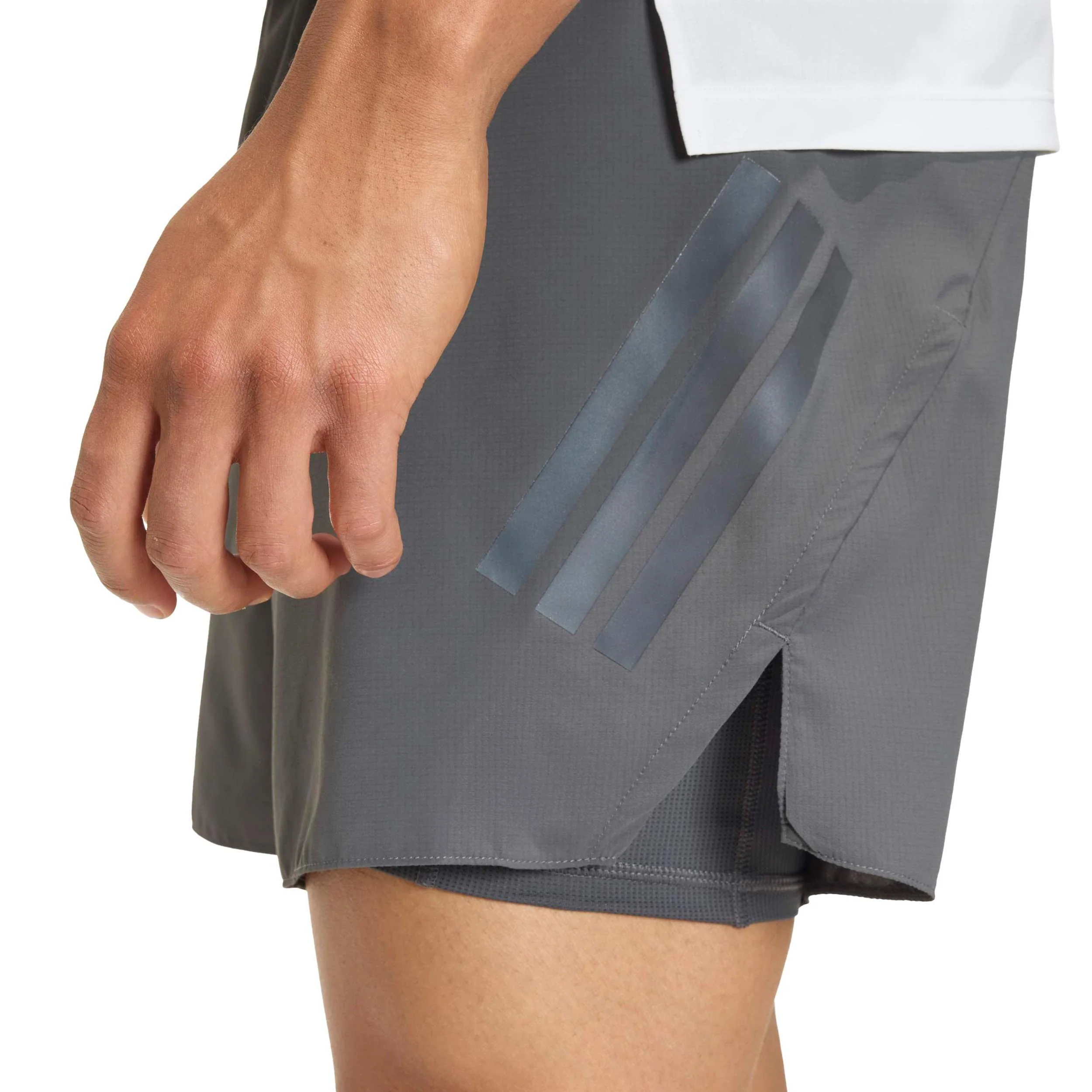 adi365 2in1  Laufshorts Herren-grau - Image 5
