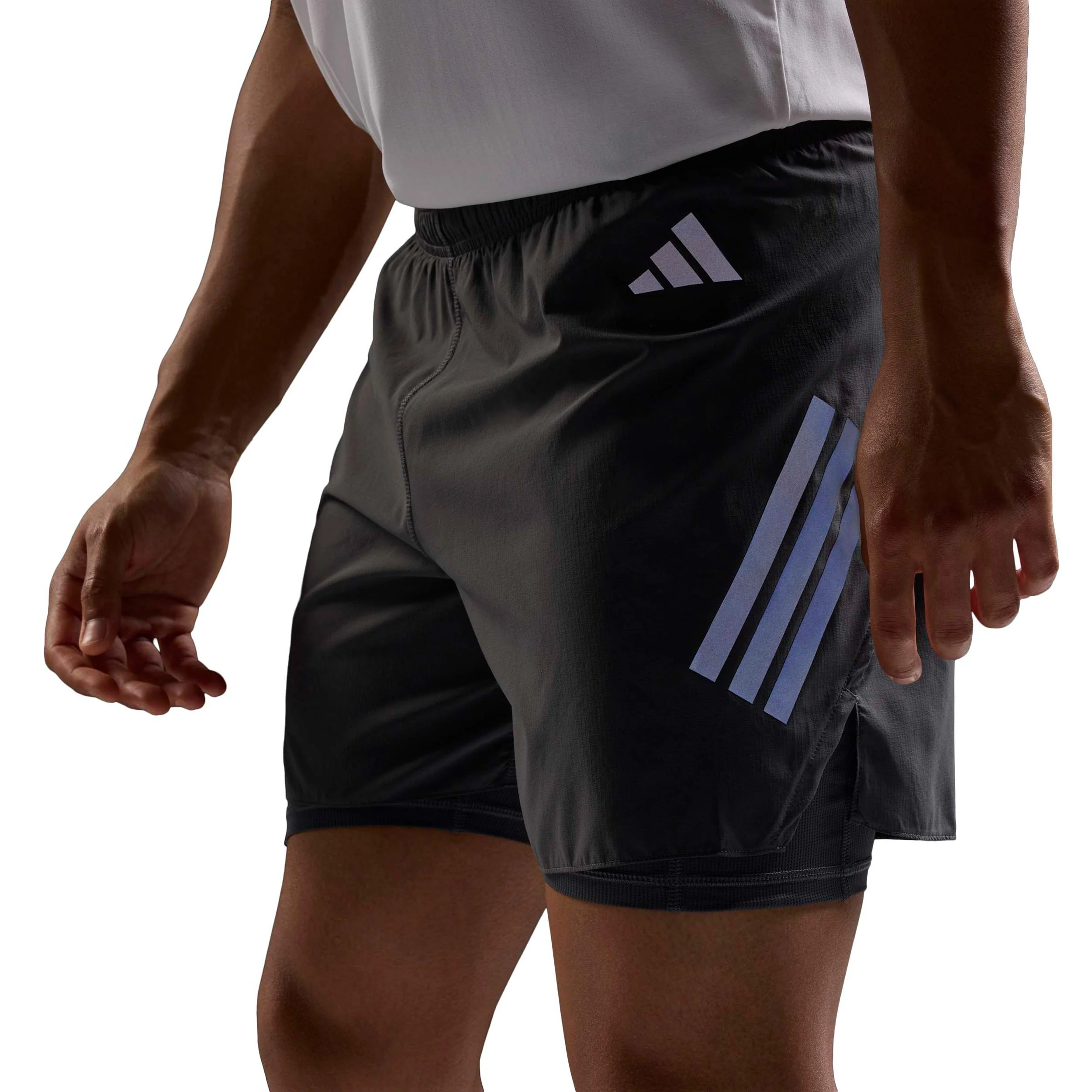 adi365 2in1  Laufshorts Herren-grau - Image 7