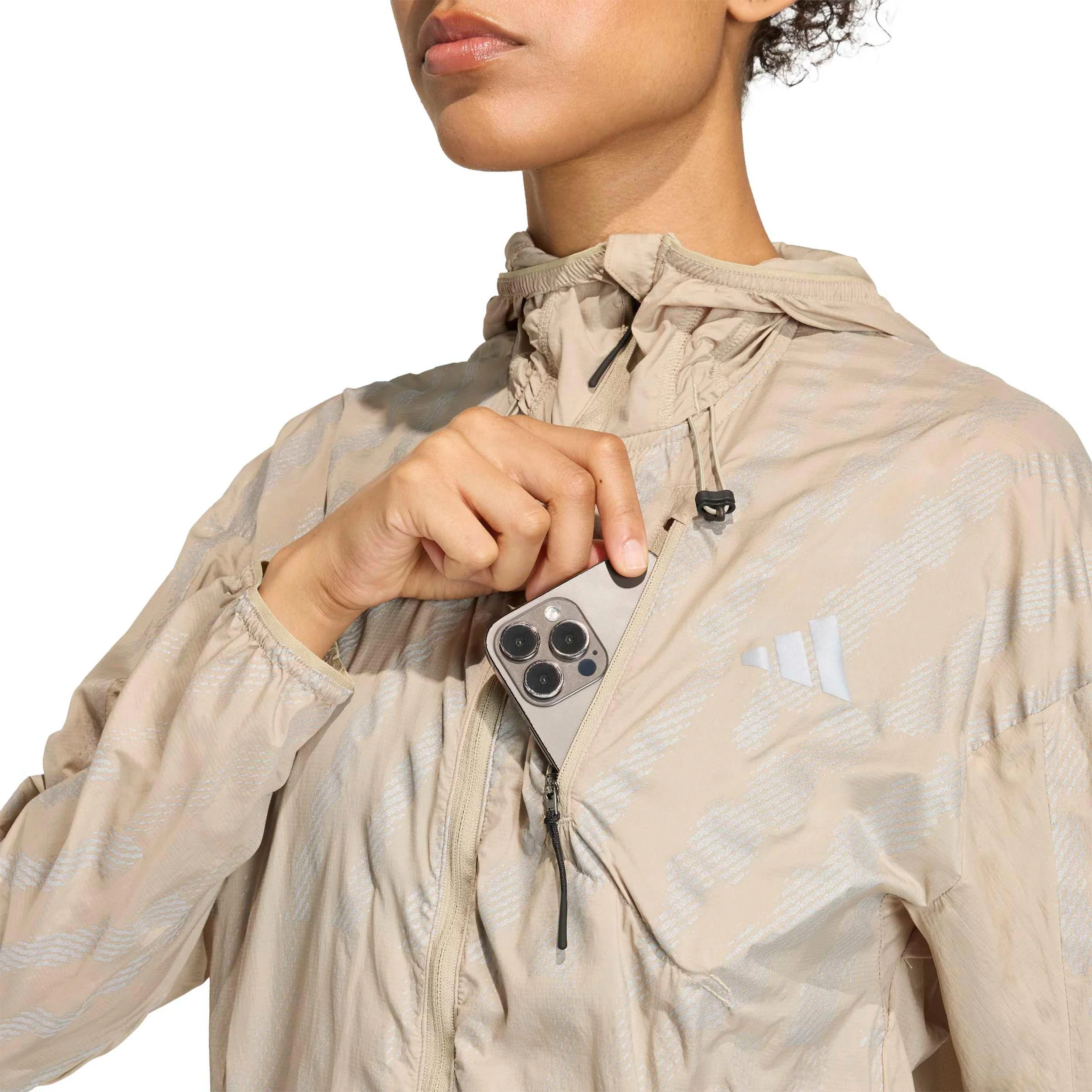 adi365 High Visible  Laufjacke Damen-khaki - Image 5