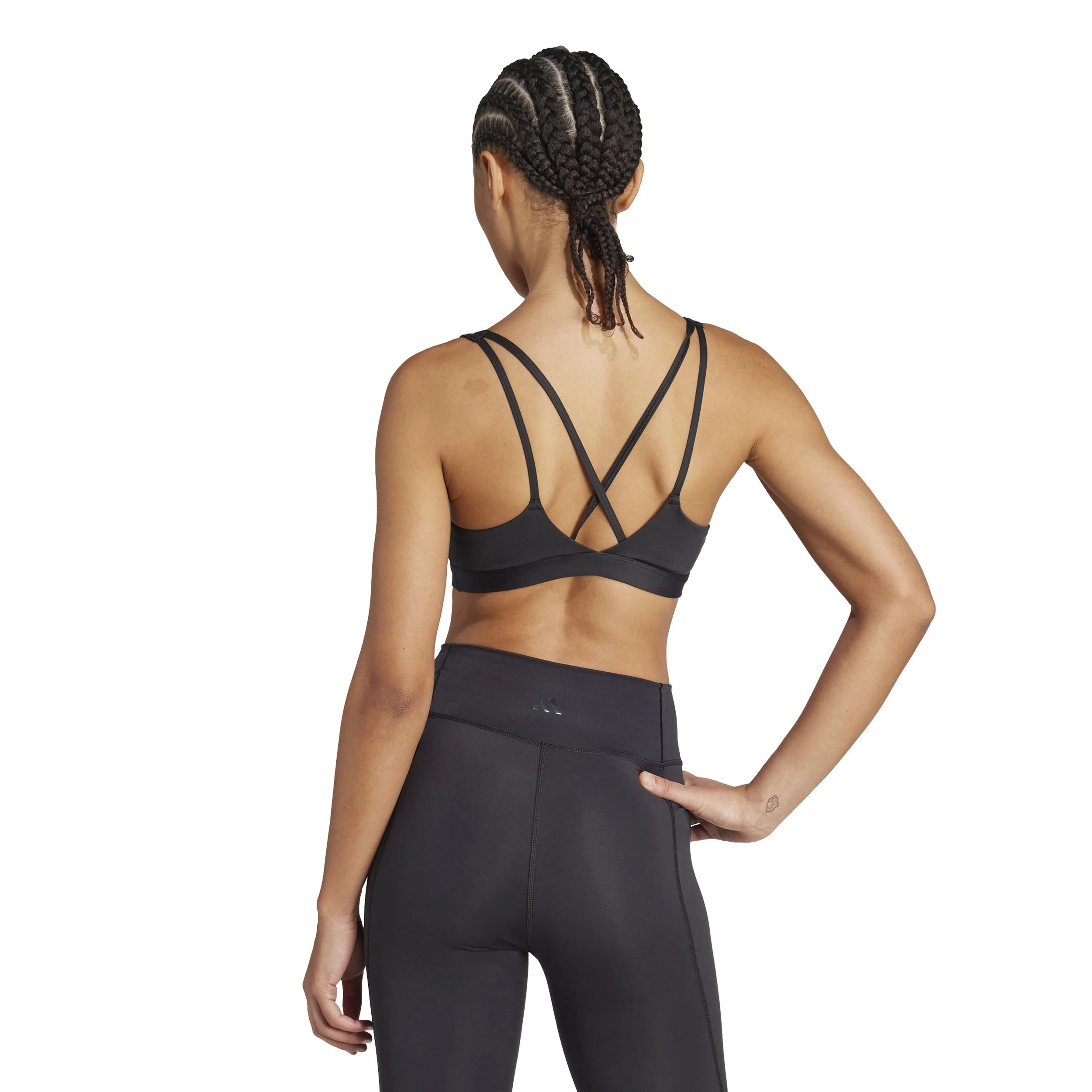 All Me Essentials Mid Support Sport-BH Damen - schwarz - Image 4