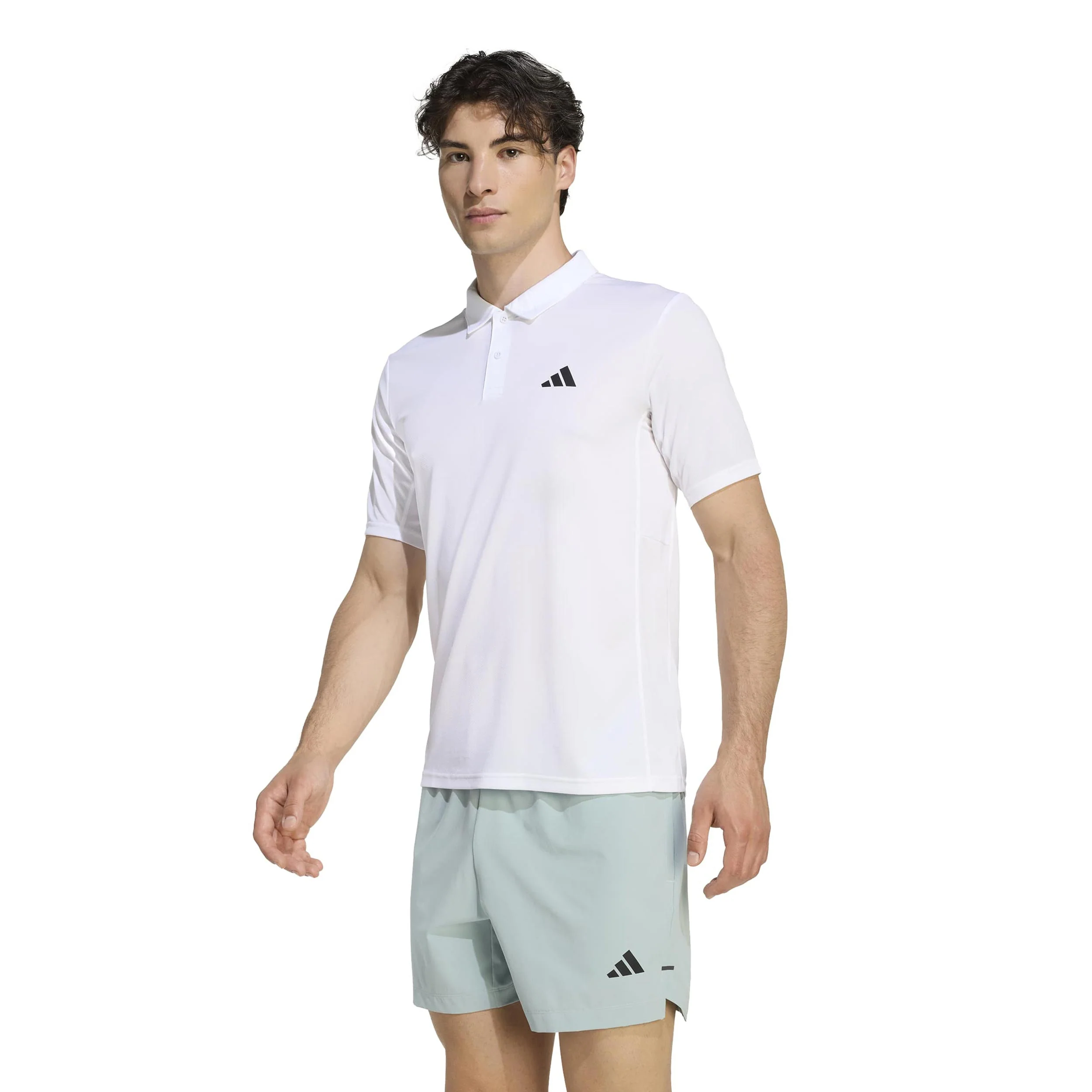Basic Polo Herren-weiß - Image 2