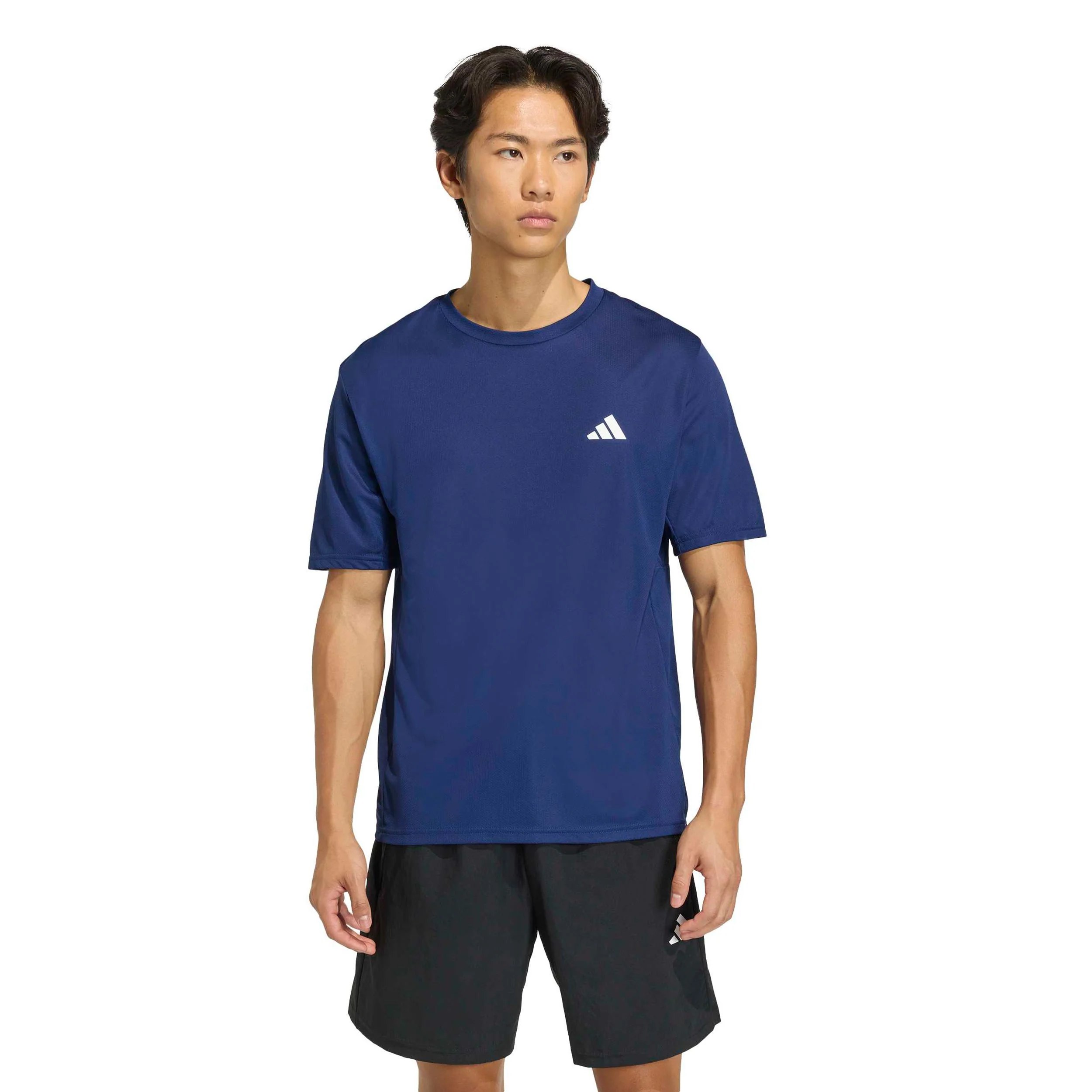 Basic T-Shirt Herren-dunkelblau - Image 2