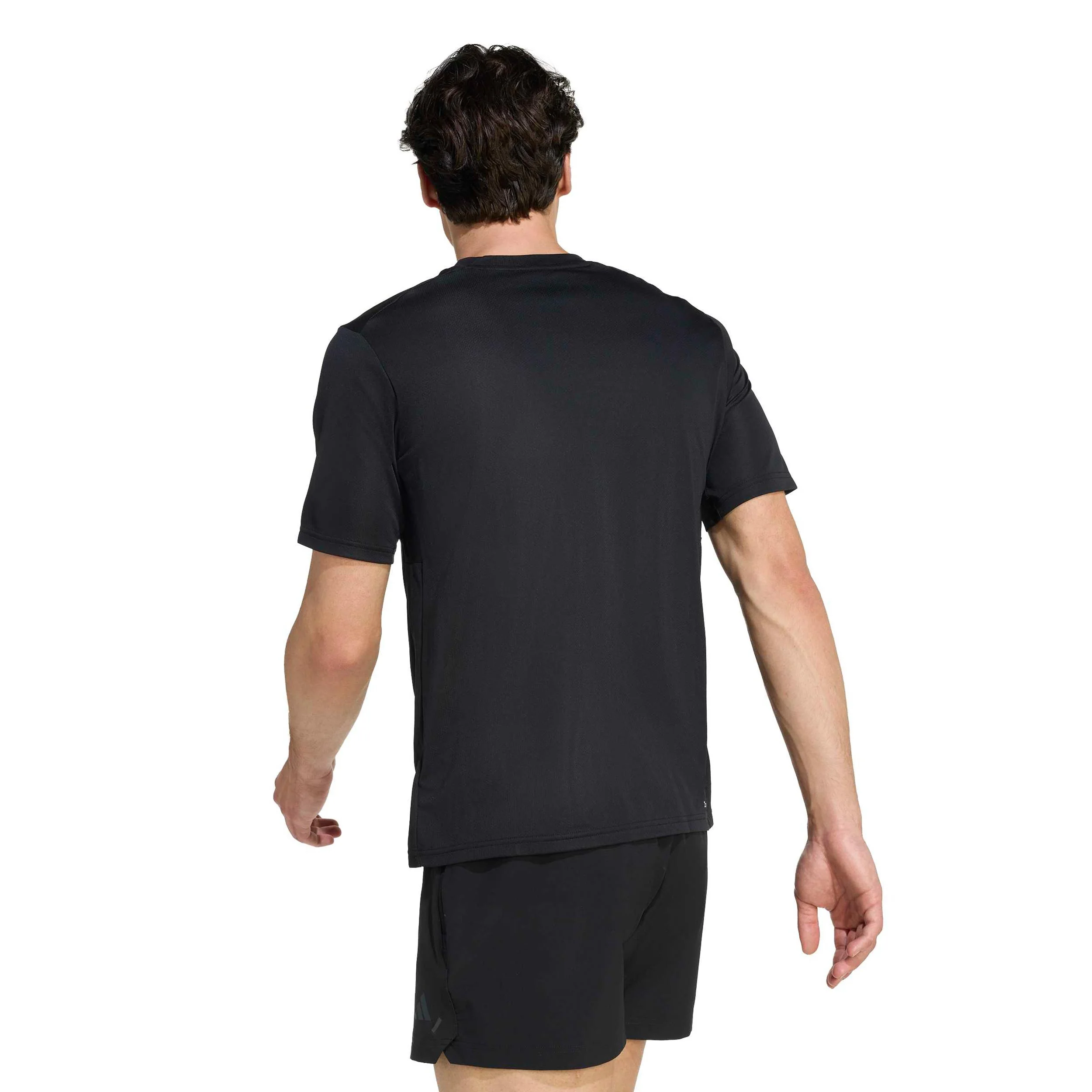Basic T-Shirt Herren-schwarz - Image 3