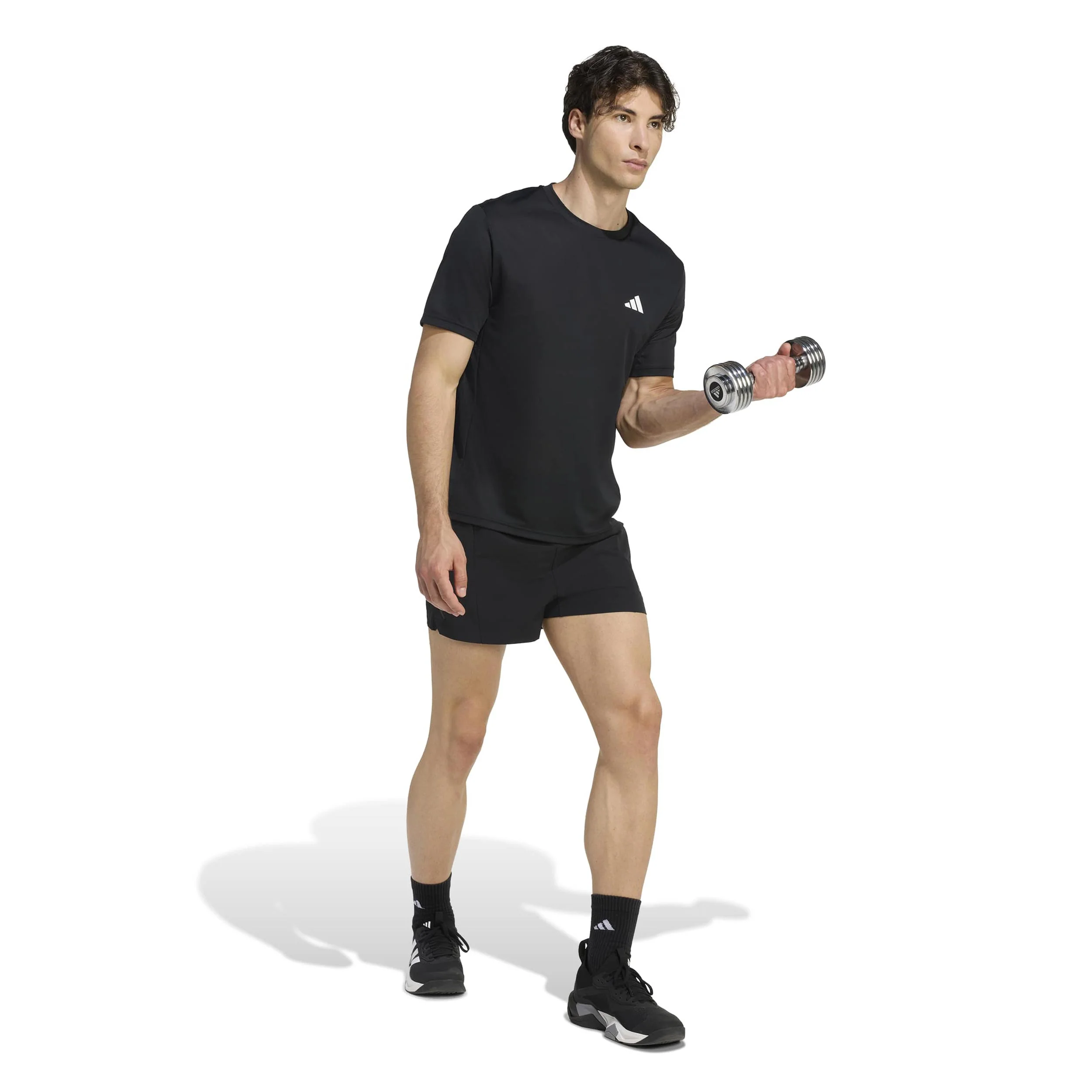 Basic T-Shirt Herren-schwarz - Image 4