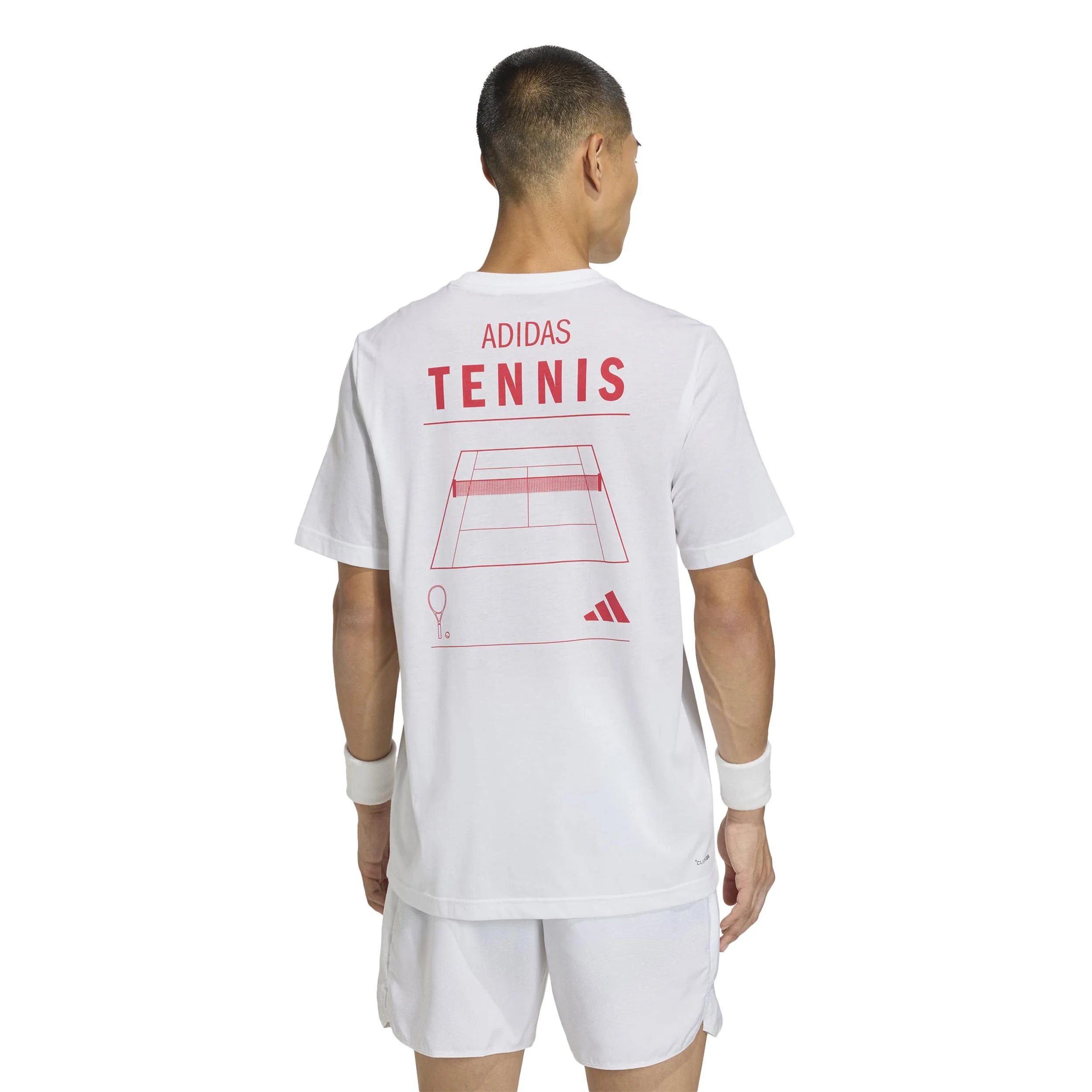 Category Graphic T-Shirt Herren-weiß - Image 3