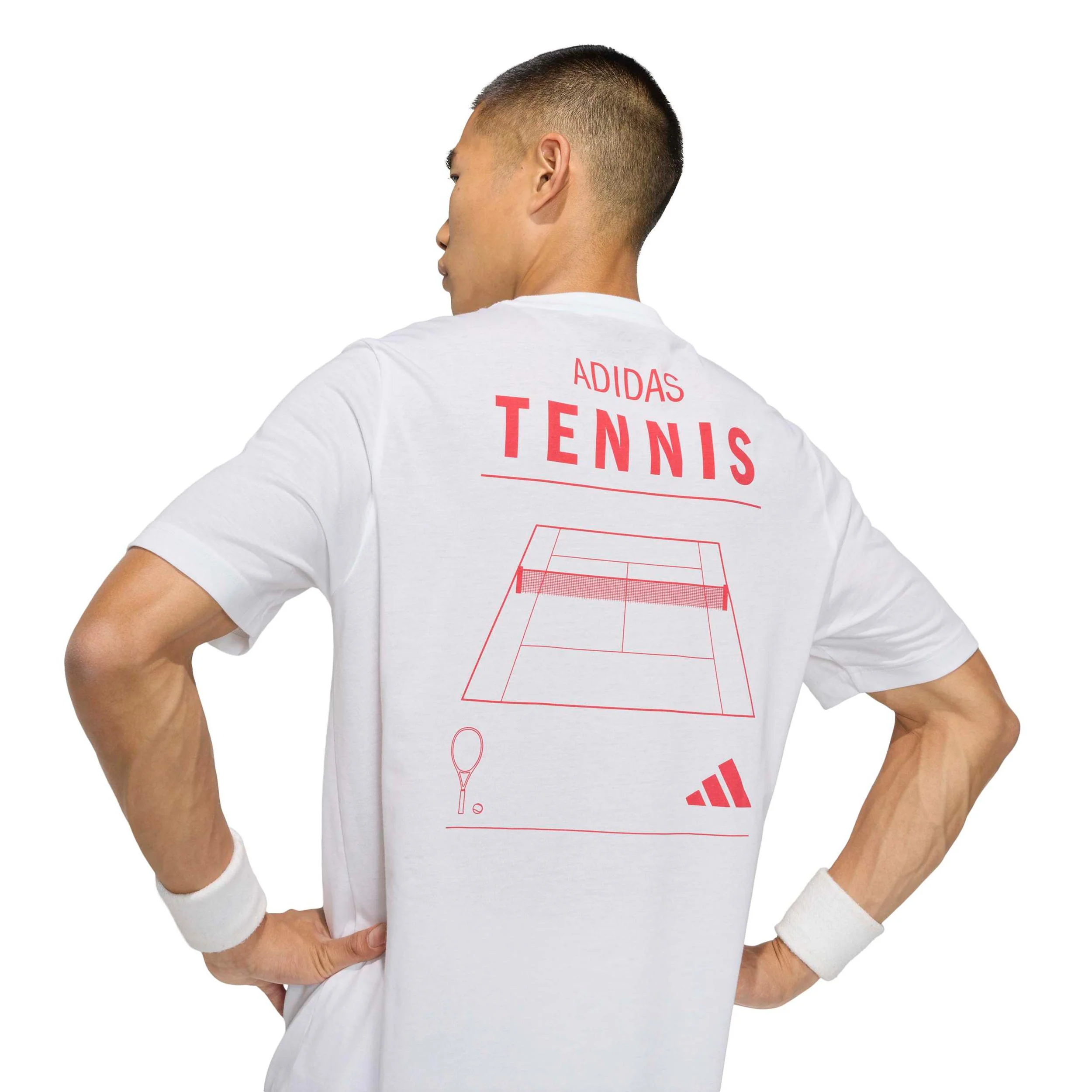 Category Graphic T-Shirt Herren-weiß - Image 6