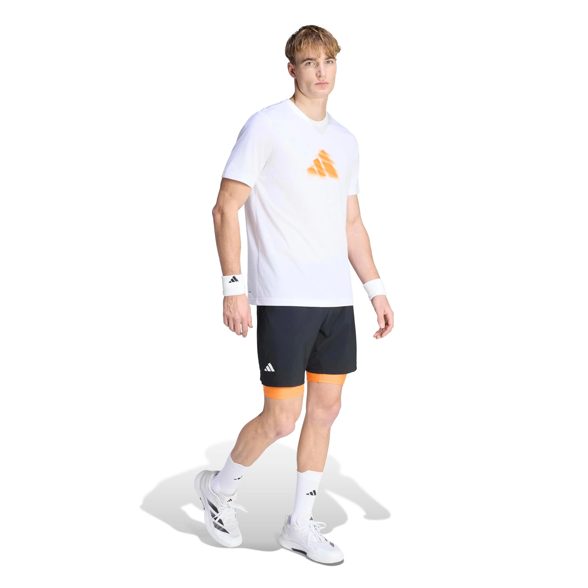Clay T-Shirt Herren - weiß, rost - Image 4