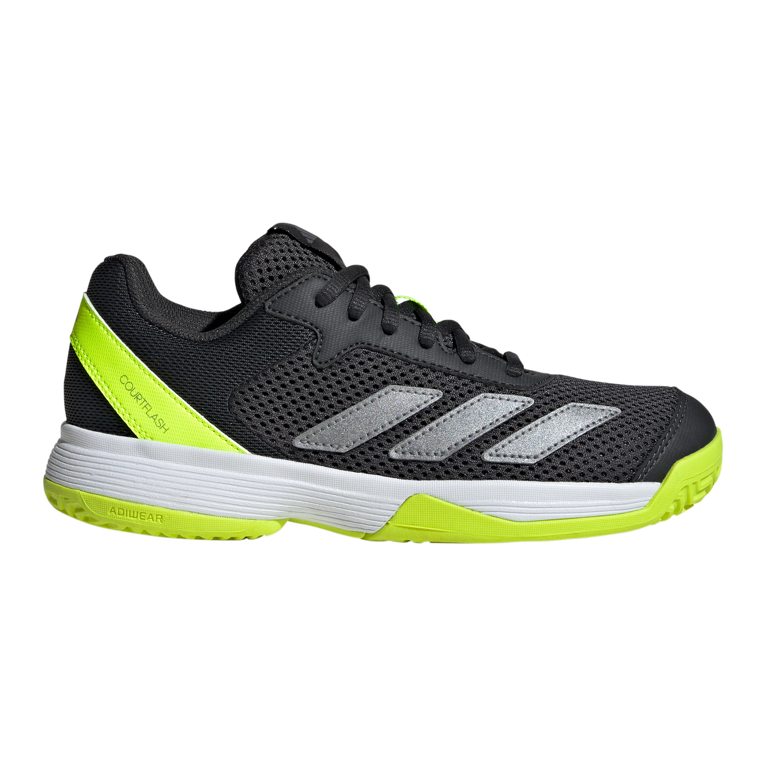 Courtflash Allcourtschuh Kinder - schwarz, limette