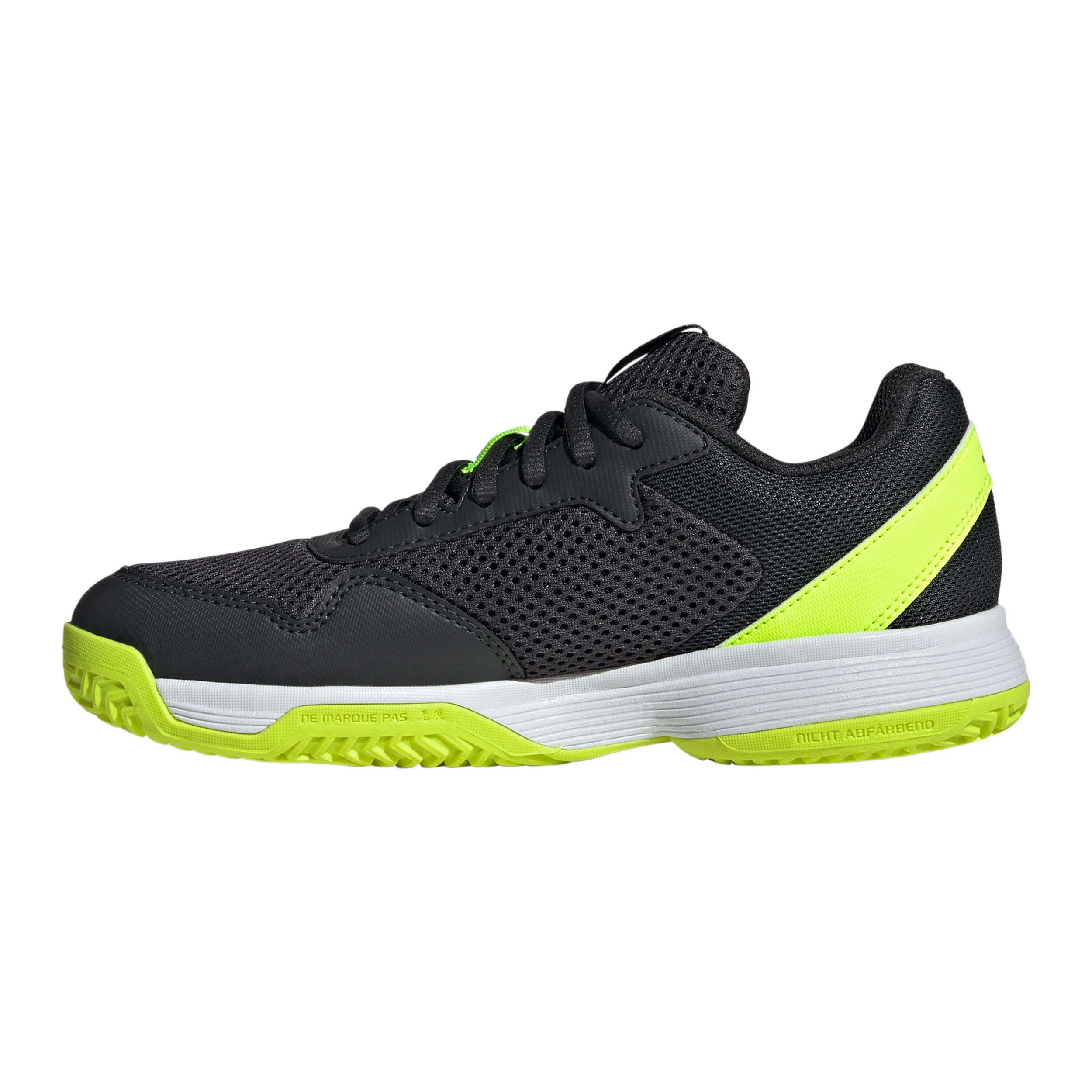 Courtflash Allcourtschuh Kinder - schwarz, limette - Image 2