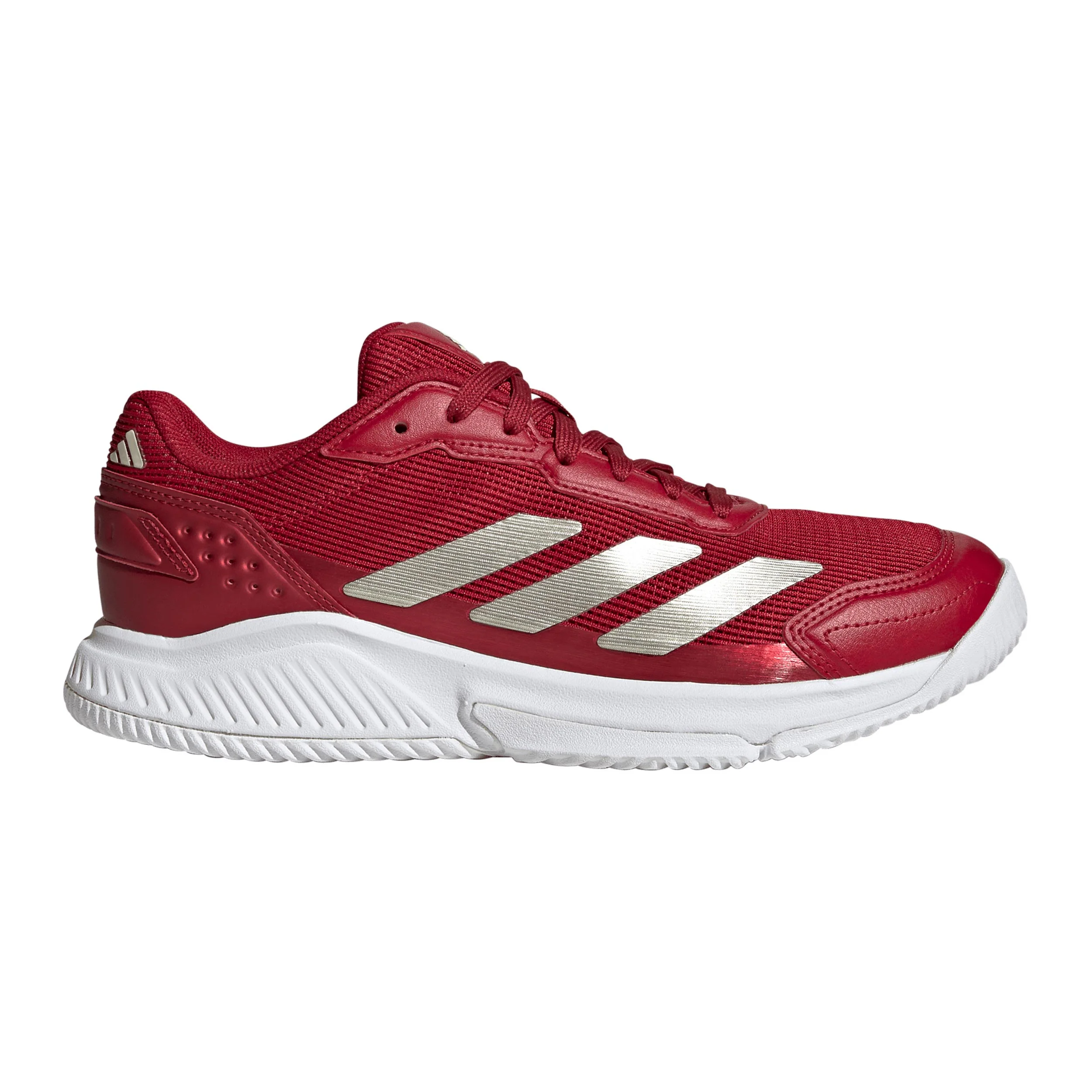 Courtquick Padelschuh Damen - rot, silber
