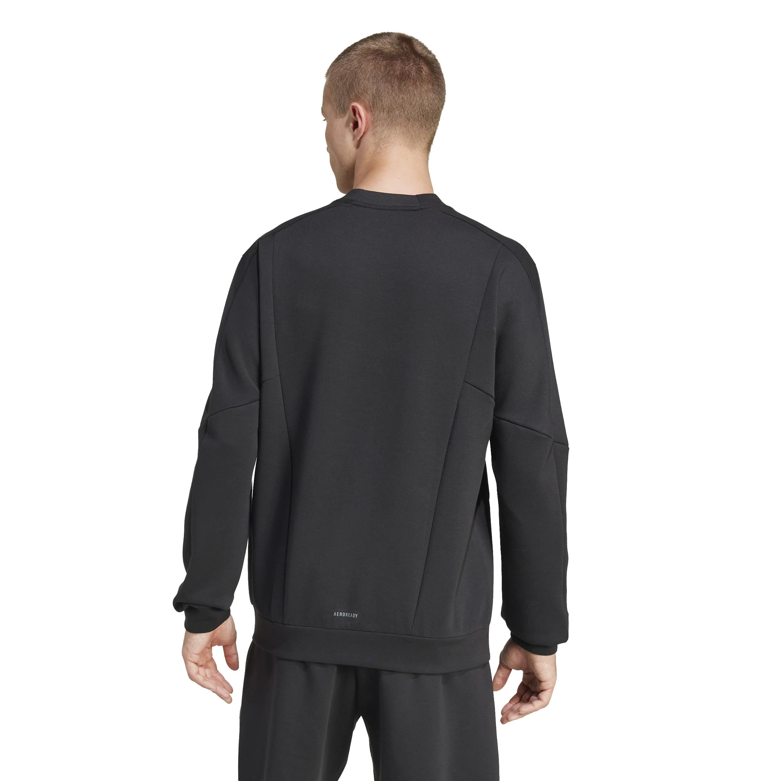 D4T Crew Sweatshirt Herren-Schwarz - Image 3