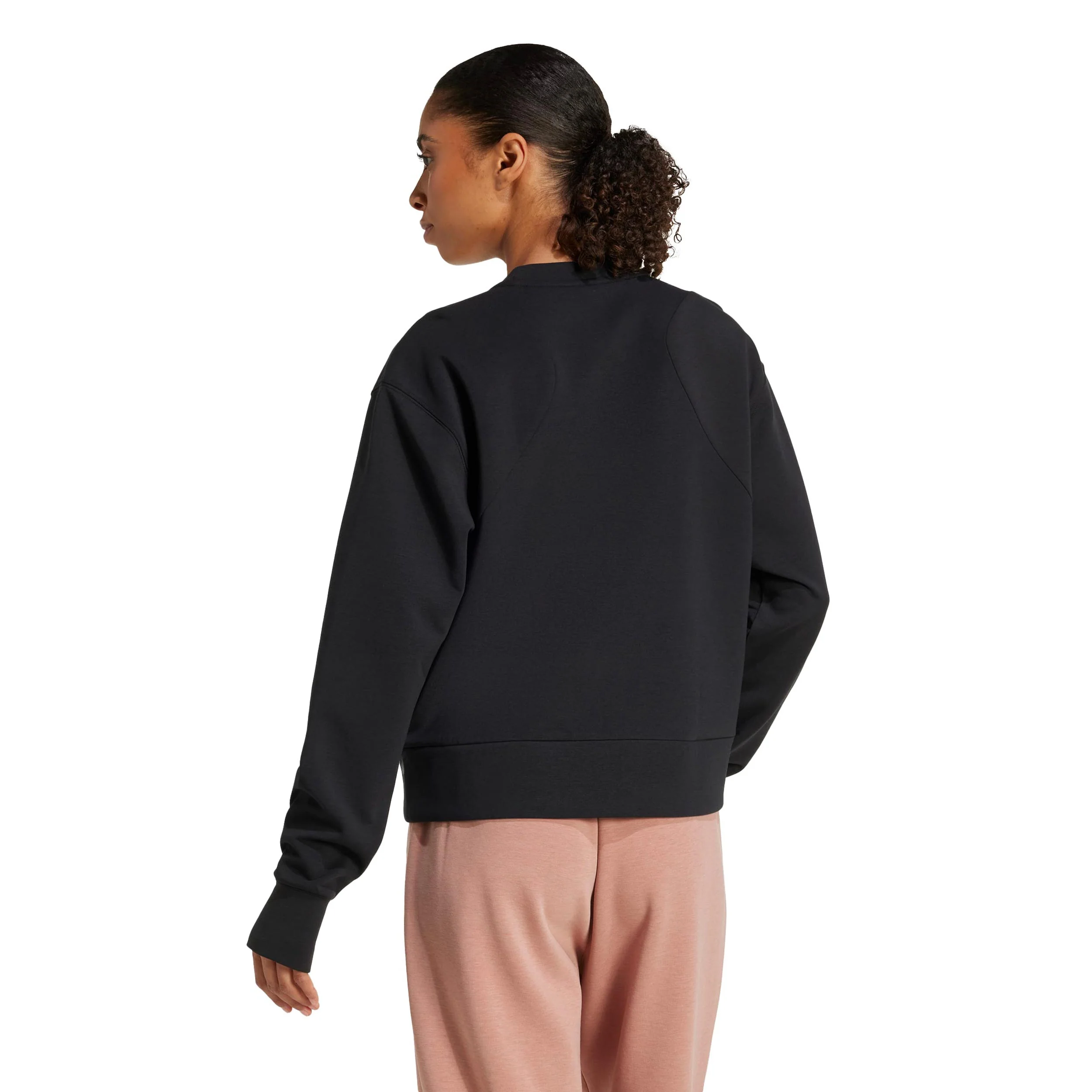 D4T Knit Crew Sweatshirt Damen-schwarz - Image 3