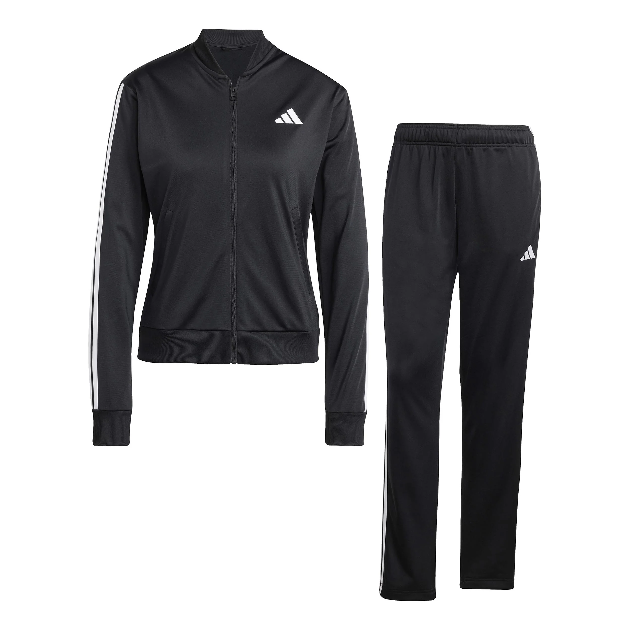 Essentials 3Stripes Dayready Trainingsanzug Damen - schwarz