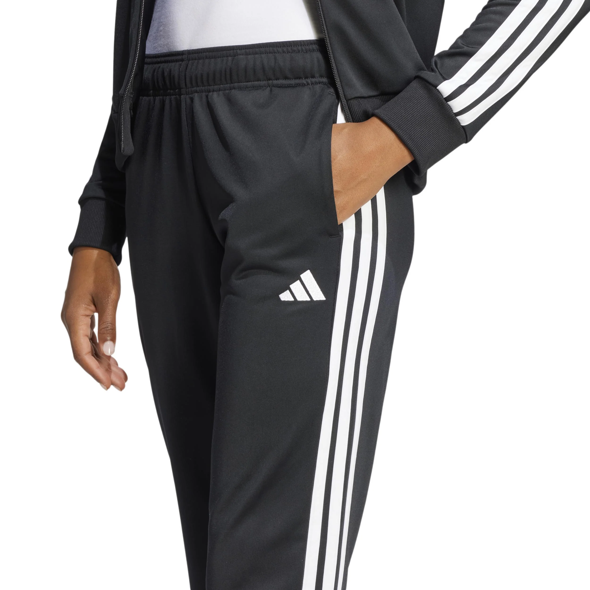 Essentials 3Stripes Dayready Trainingsanzug Damen - schwarz - Image 8