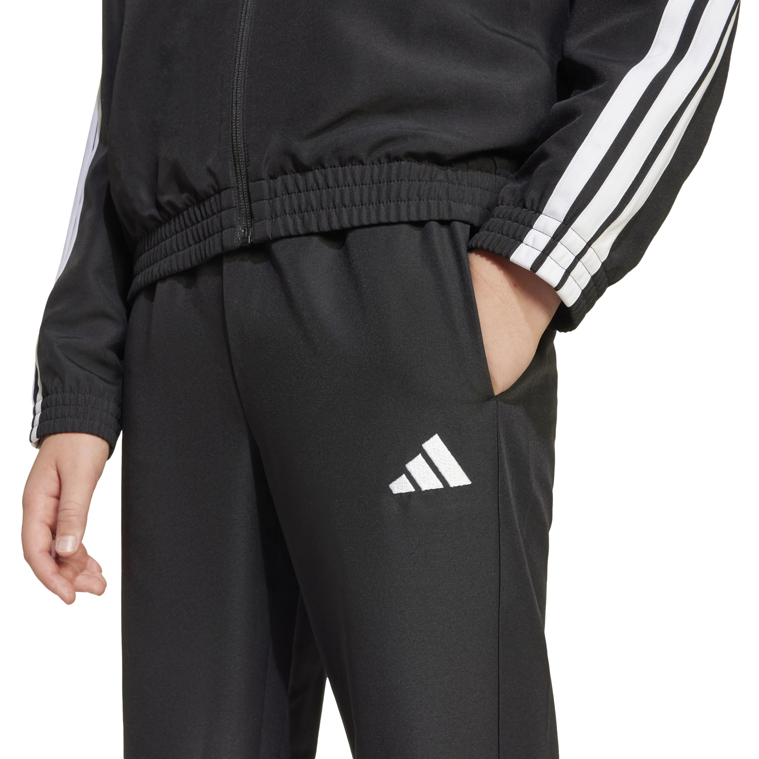 Essentials Climacool Trainingsanzug Kinder-Schwarz,Weiß - Image 8