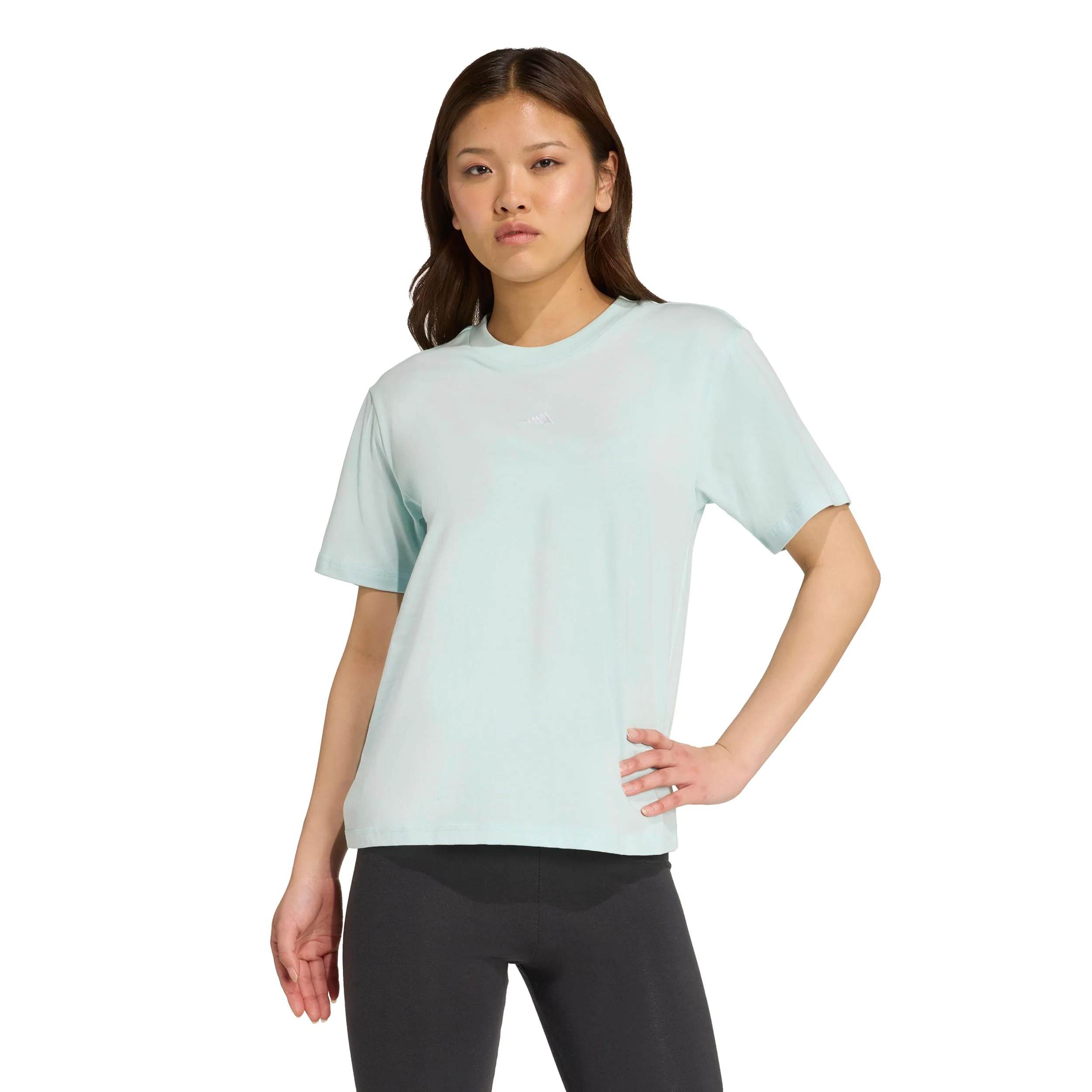 Essentials Small Logo T-Shirt Damen-mint - Image 2