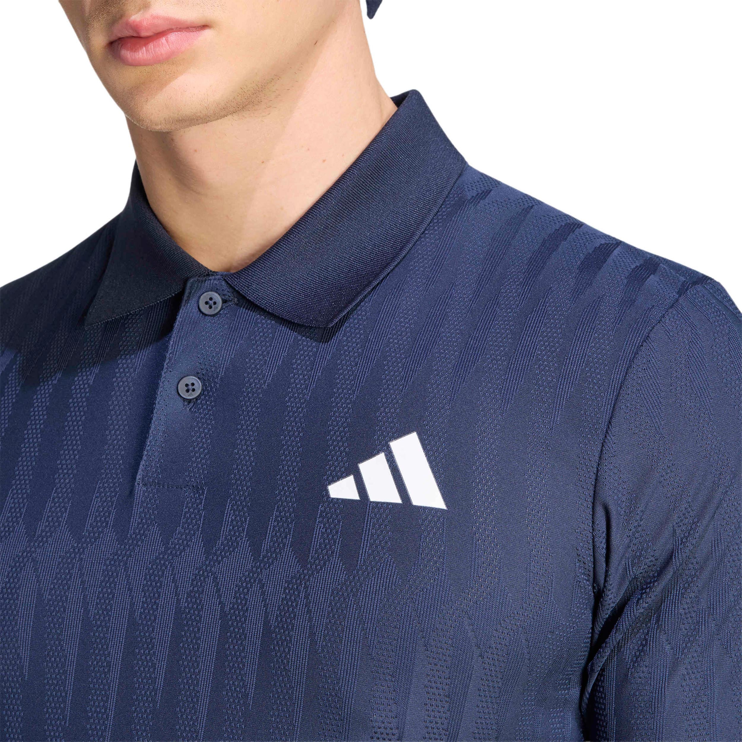 Freelift Polo Herren - dunkelblau, weiß - Image 6