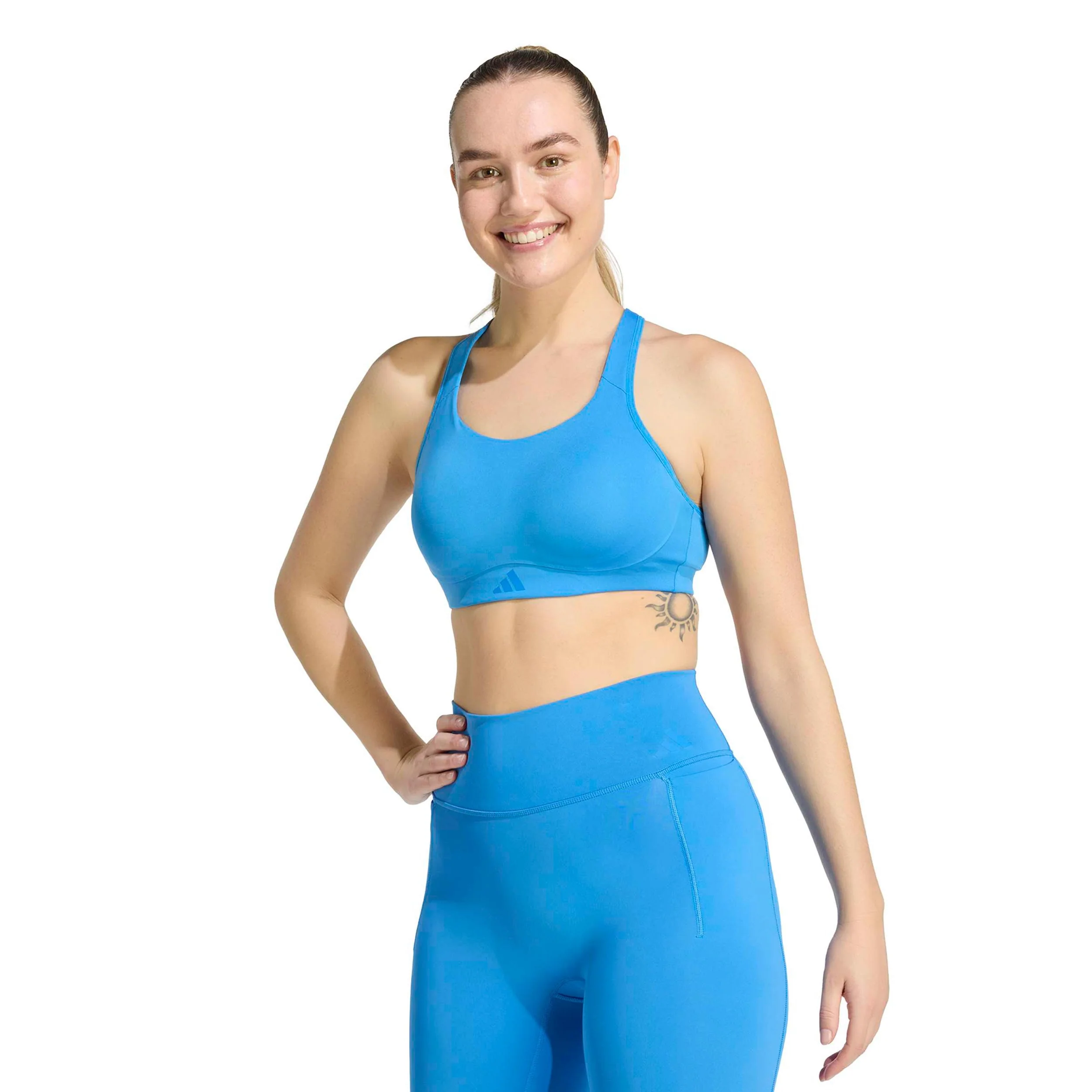 Optime Workout High Support Sport-BH Damen - türkis - Image 2