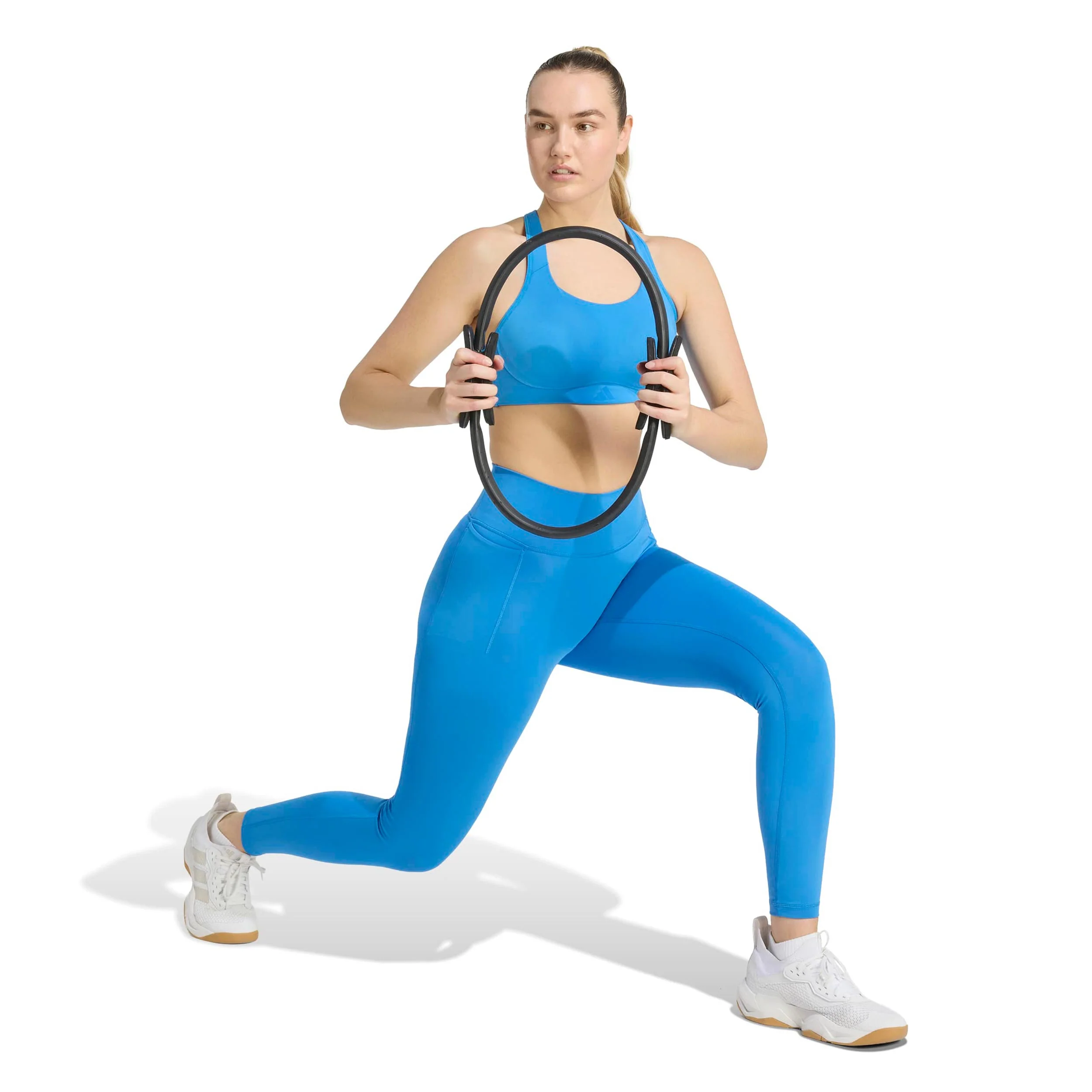 Optime Workout High Support Sport-BH Damen - türkis - Image 4
