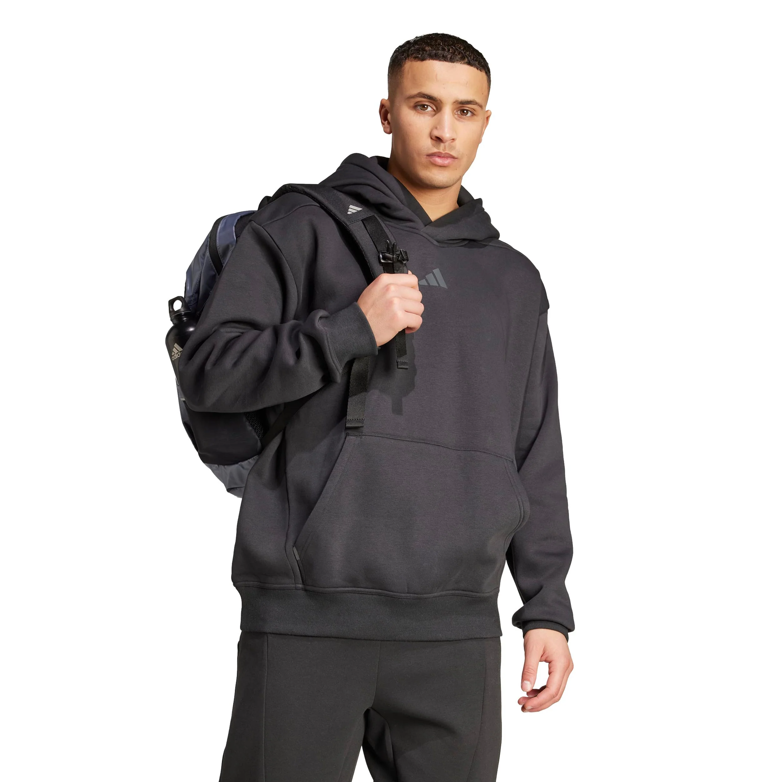Oversize Hoody Herren-Schwarz - Image 4