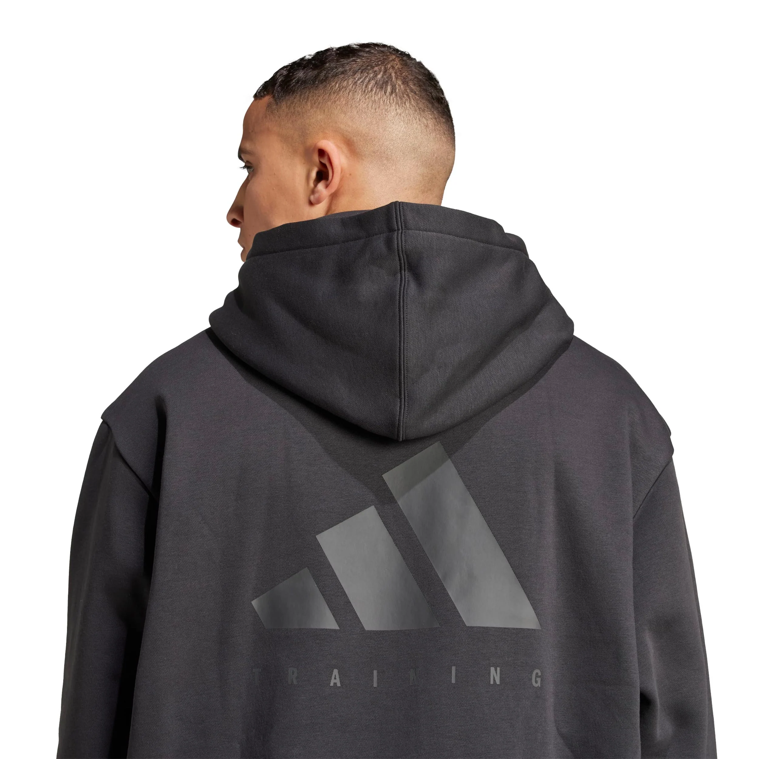 Oversize Hoody Herren-Schwarz - Image 5
