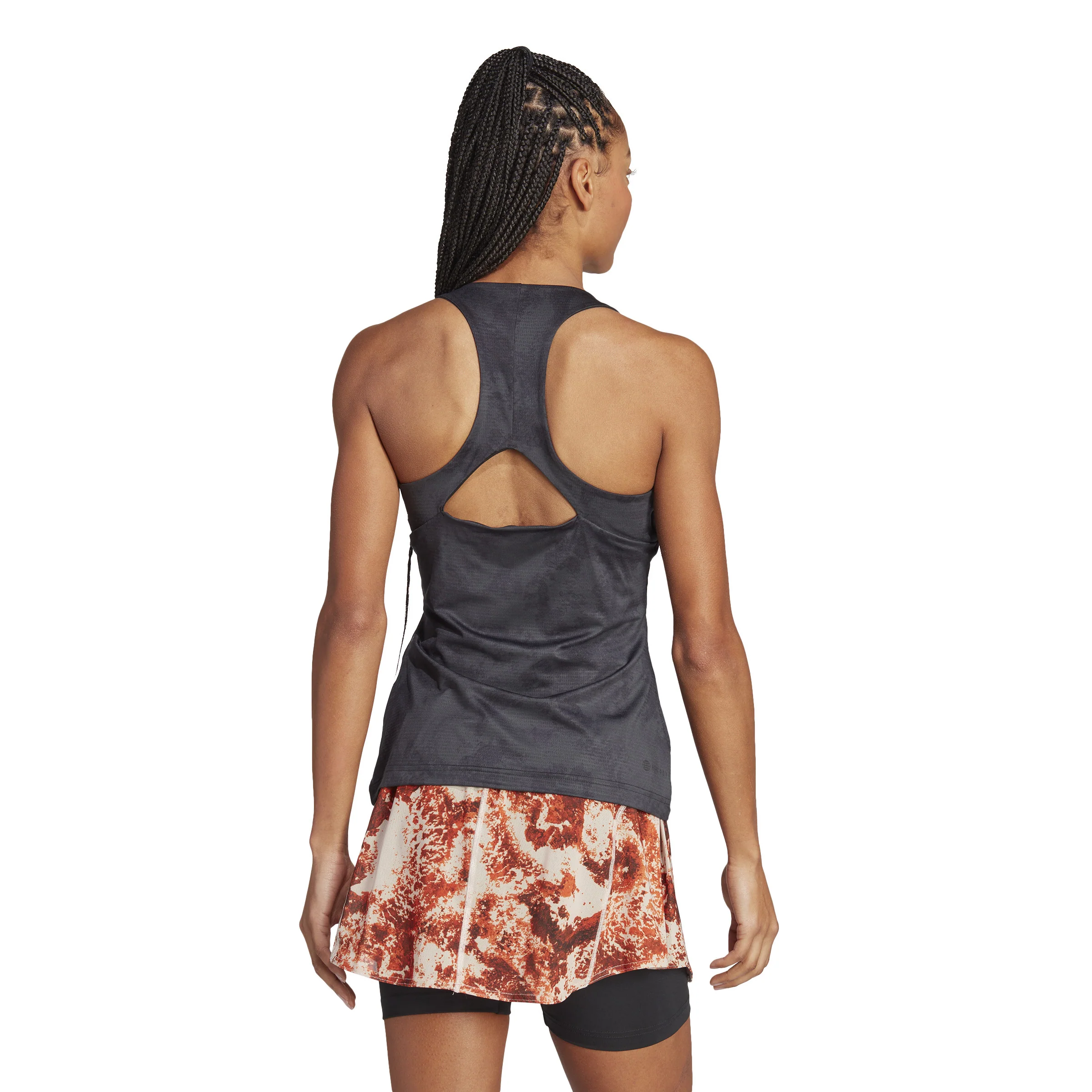 Paris Y- Tank-Top Damen-Dunkelgrau - Image 3