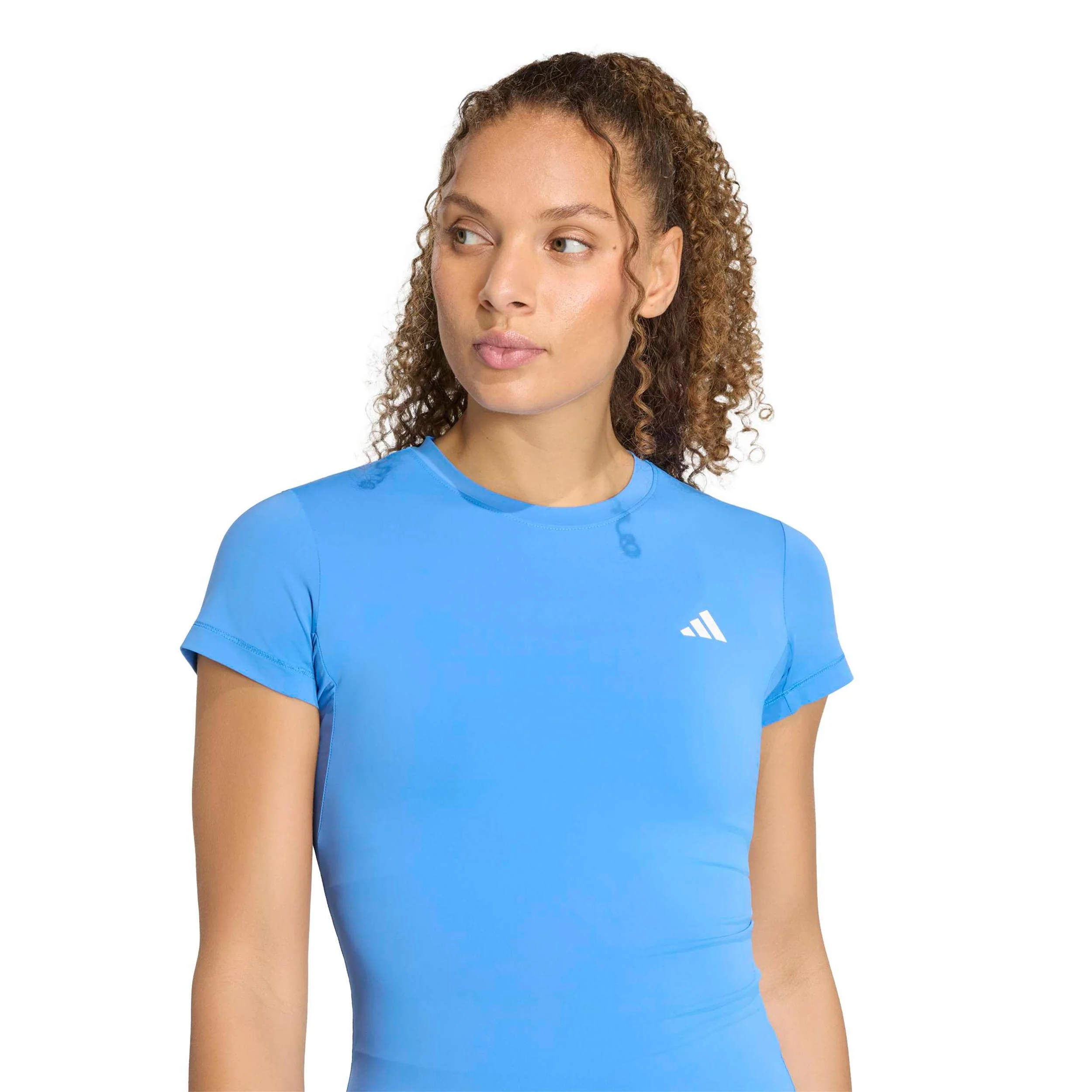 Power Essentials Workout T-Shirt Damen - türkis - Image 5