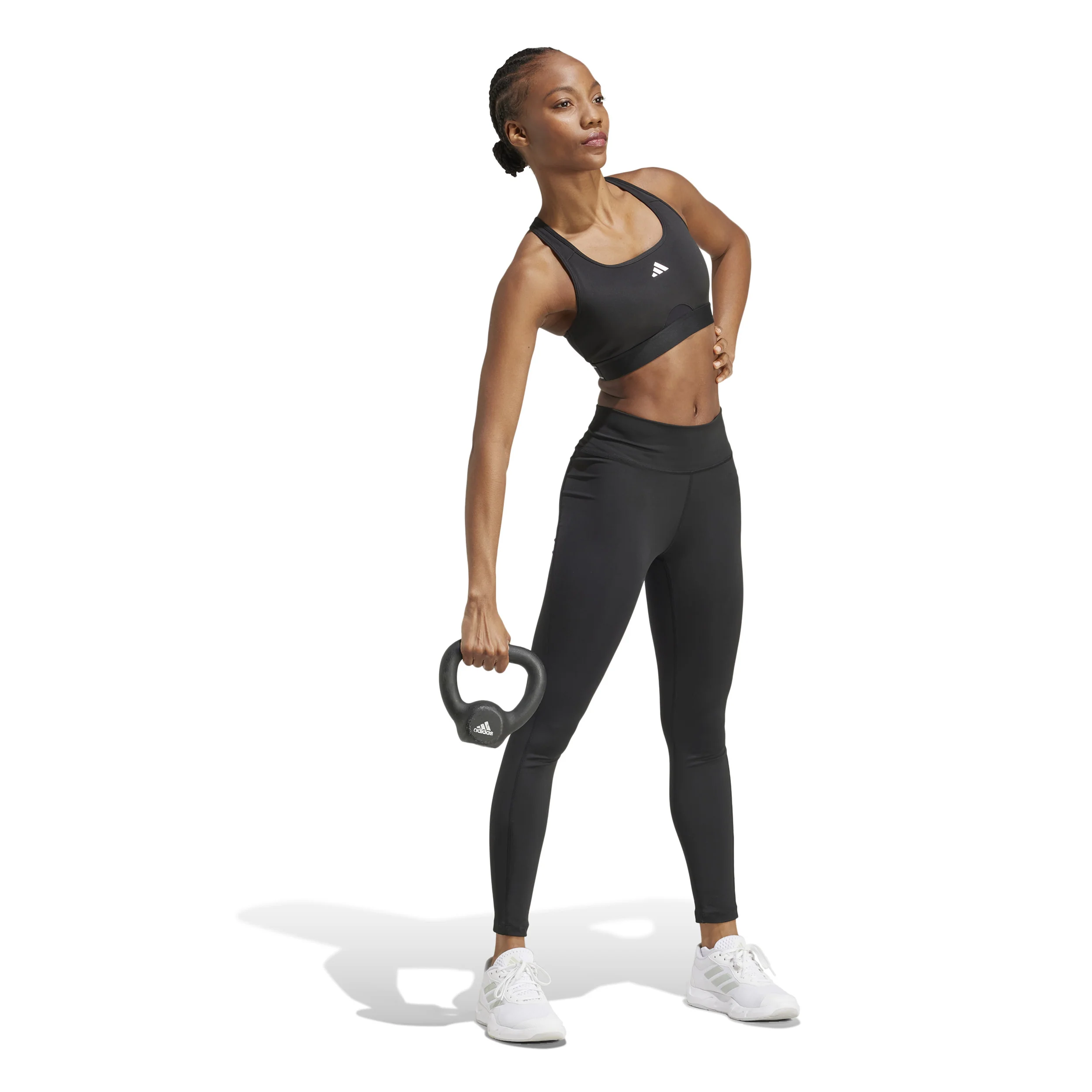 Powerreact Training Sport-BH Damen - schwarz - Image 6