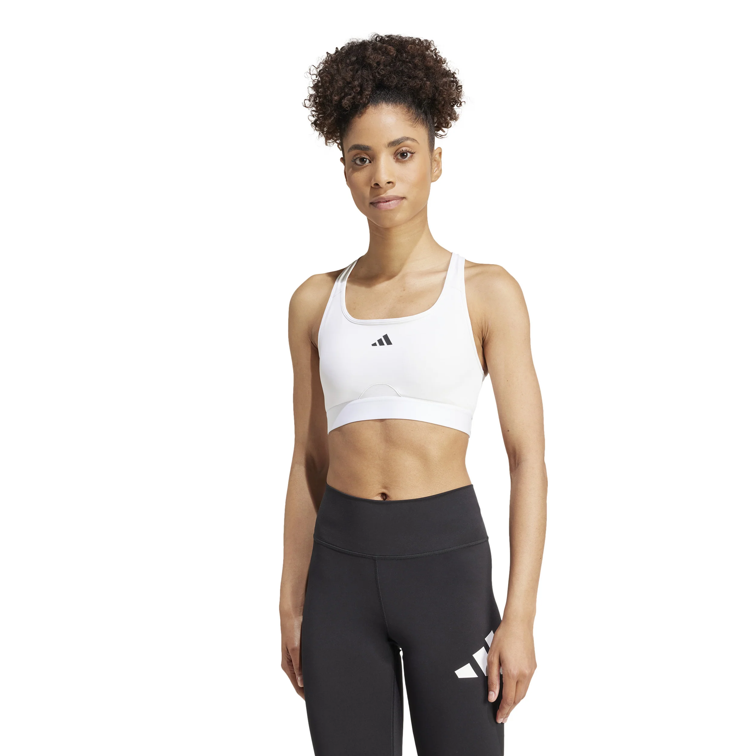 Powerreact Training Sport-BH Damen - weiß - Image 3
