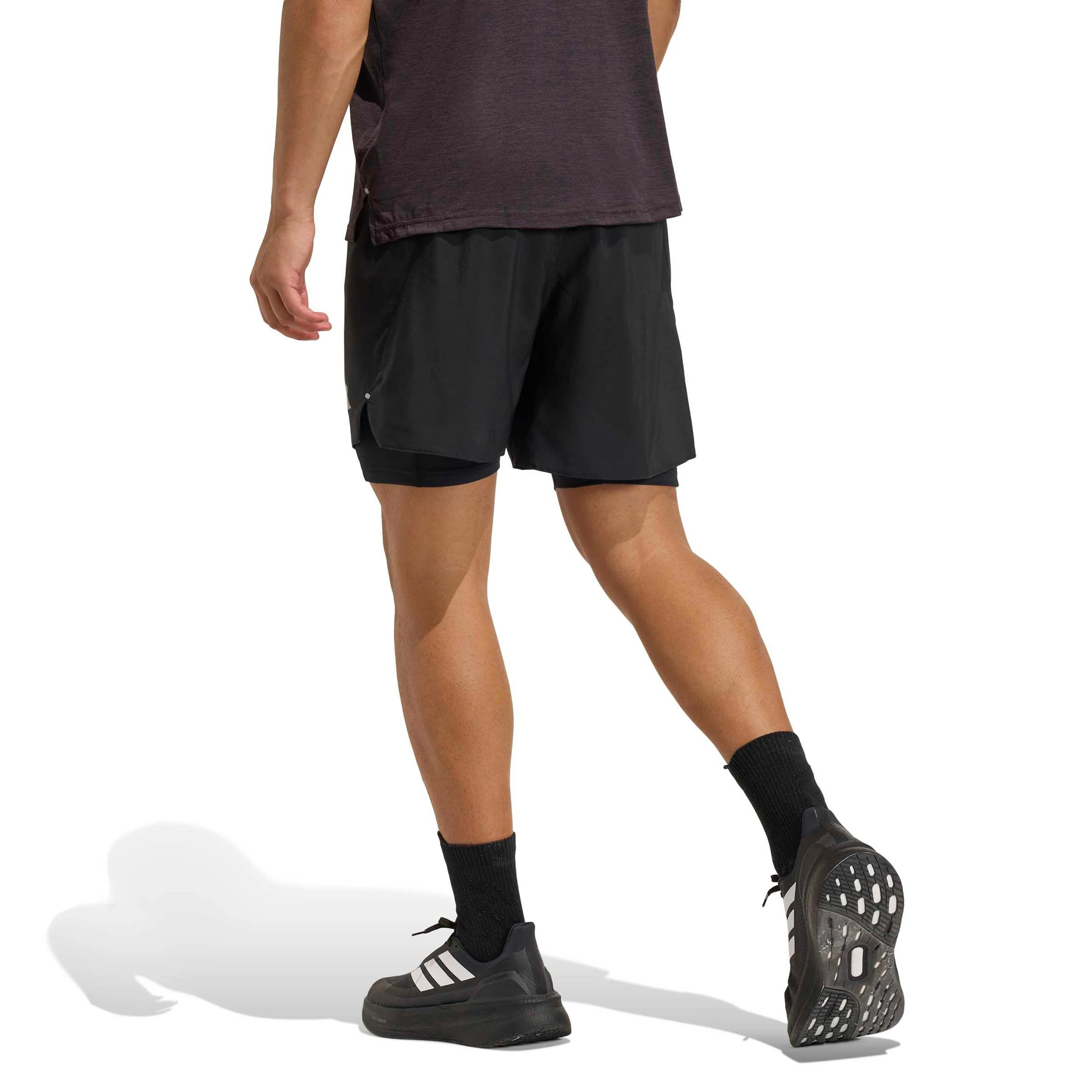 Run Essential 2in1  Laufshorts Herren-schwarz - Image 3