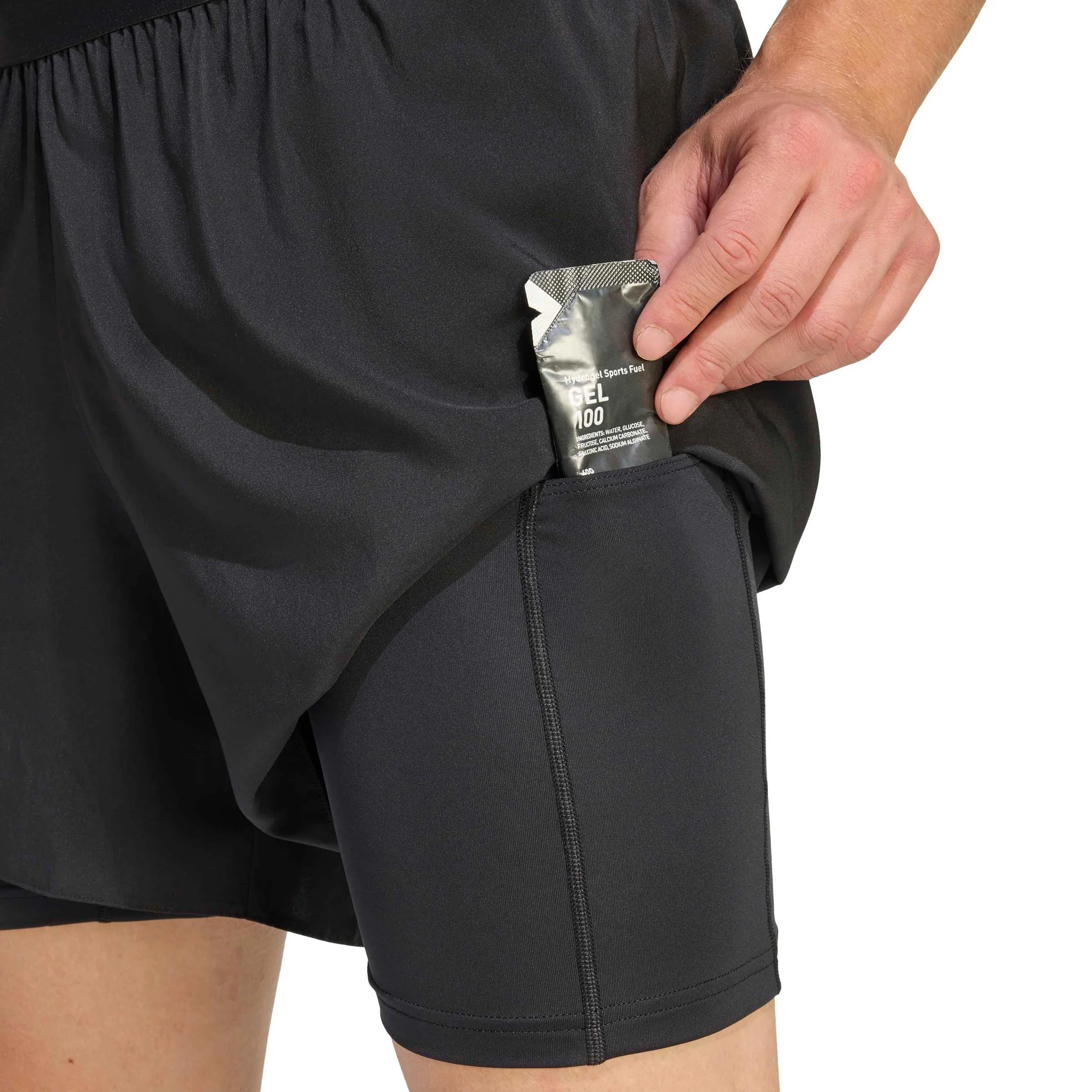 Run Essential 2in1  Laufshorts Herren-schwarz - Image 6