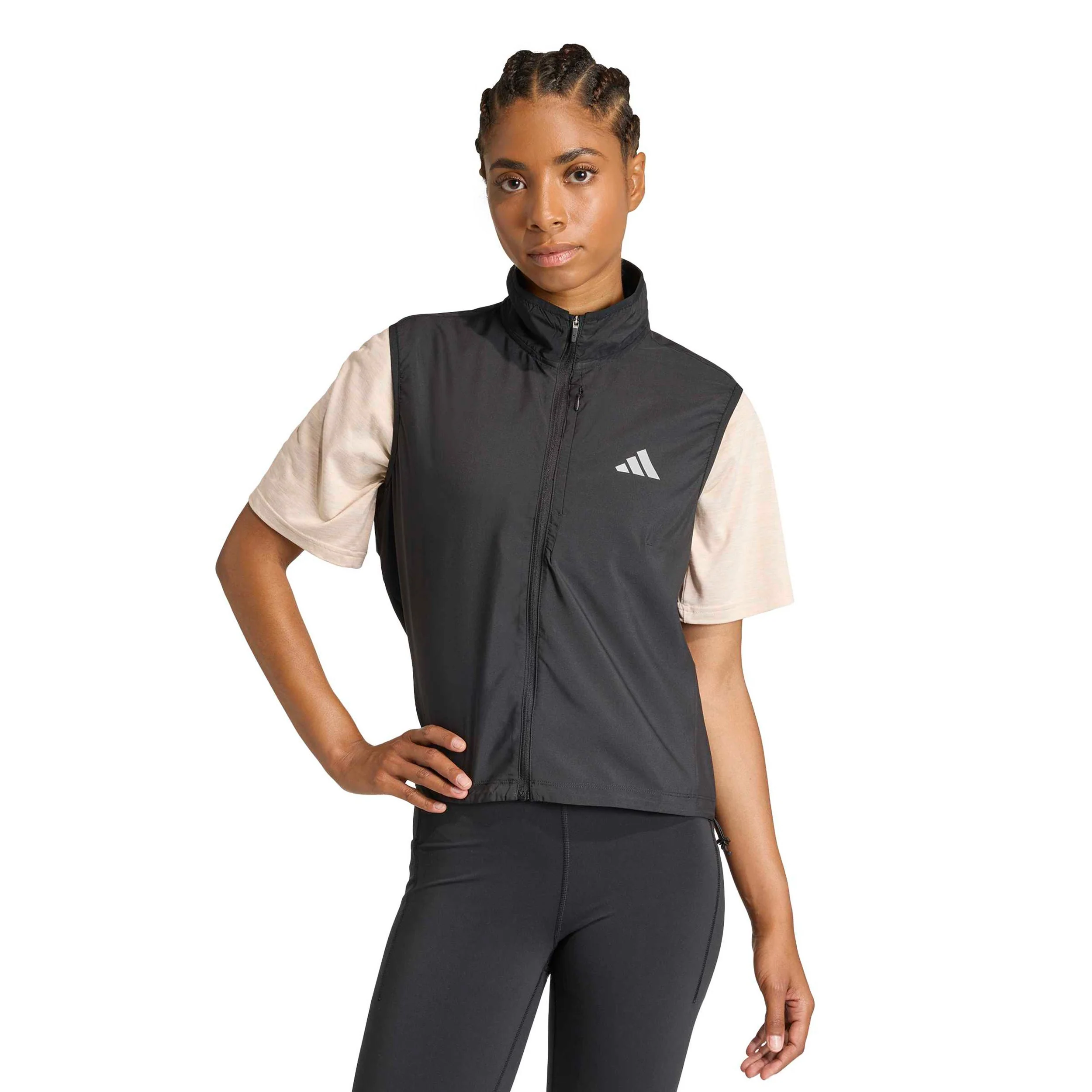 Run Essential Vest Laufweste Damen-schwarz - Image 2
