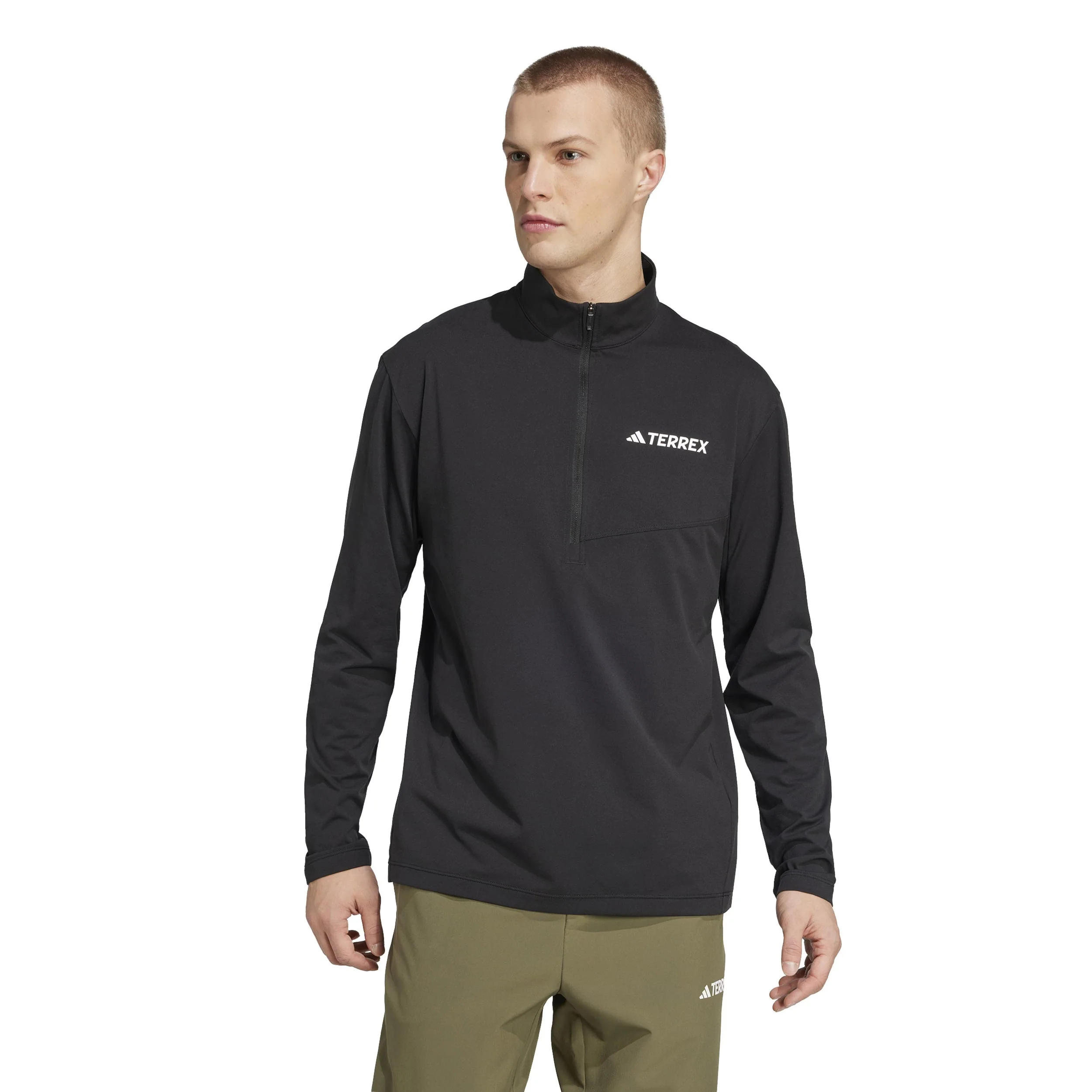 Terrex MT Half-Zip Laufshirt Herren-Schwarz - Image 2