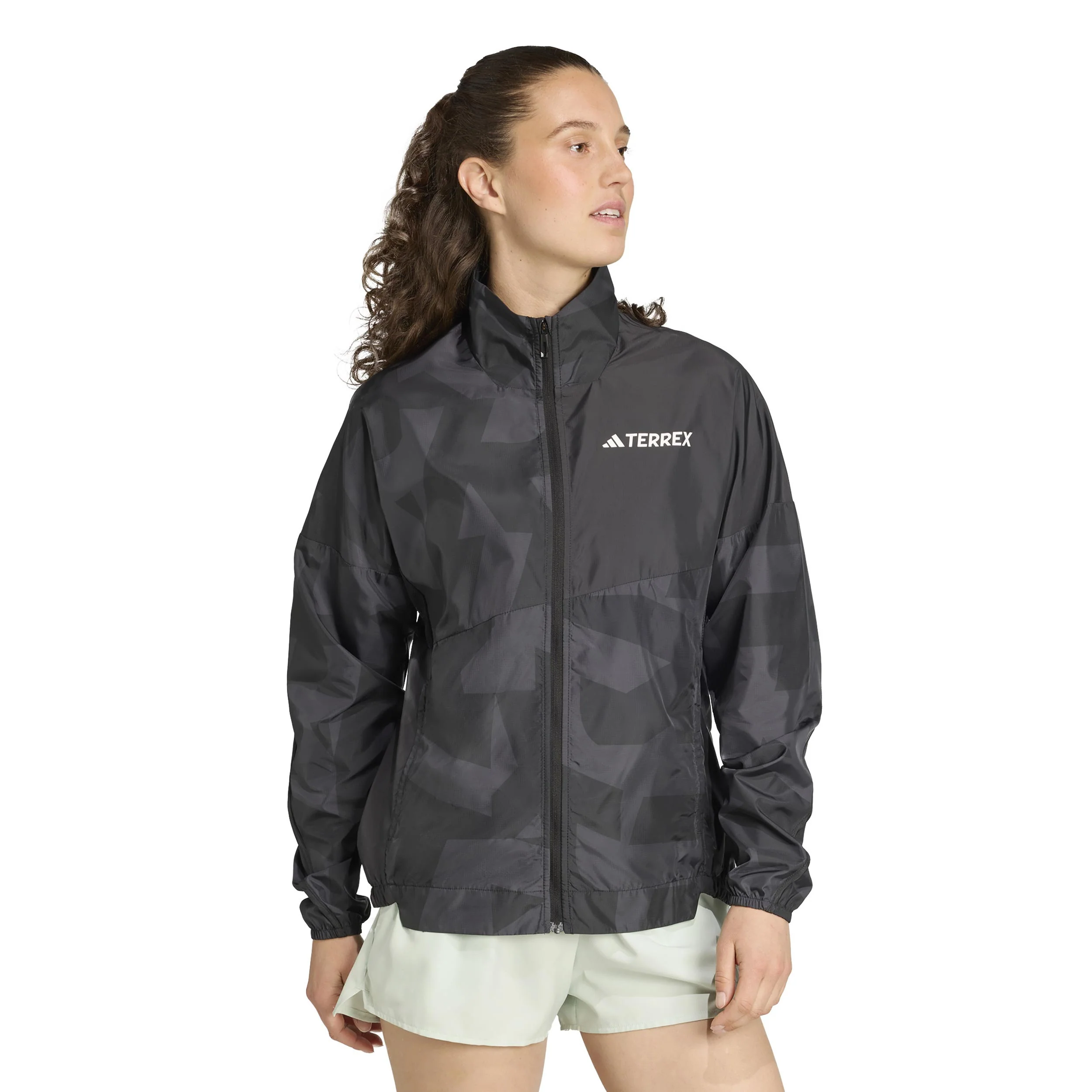 Terrex MT Wind Laufjacke Damen-Schwarz,Grau - Image 4