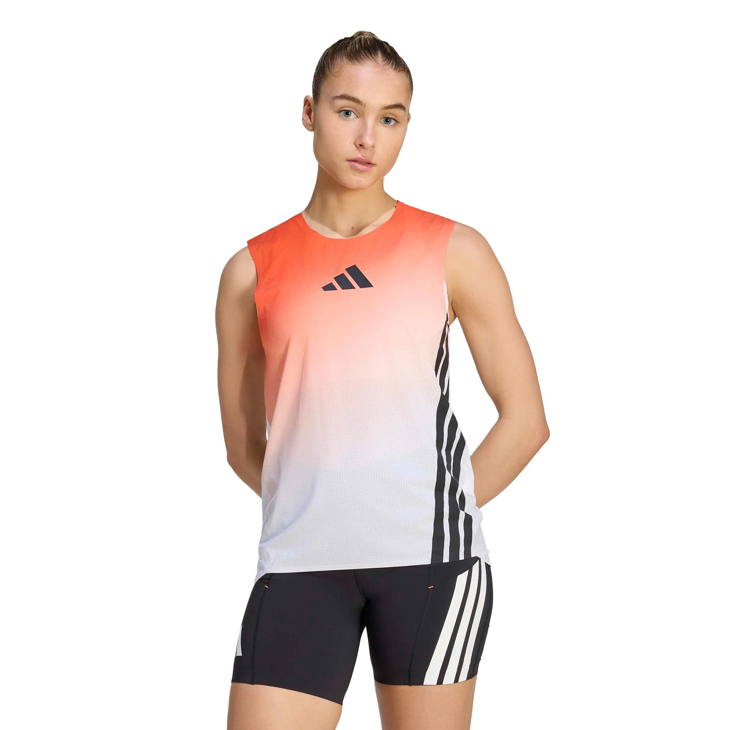 Terrex XPR Pro  Laufshirt Damen-weiß, orange - Image 2