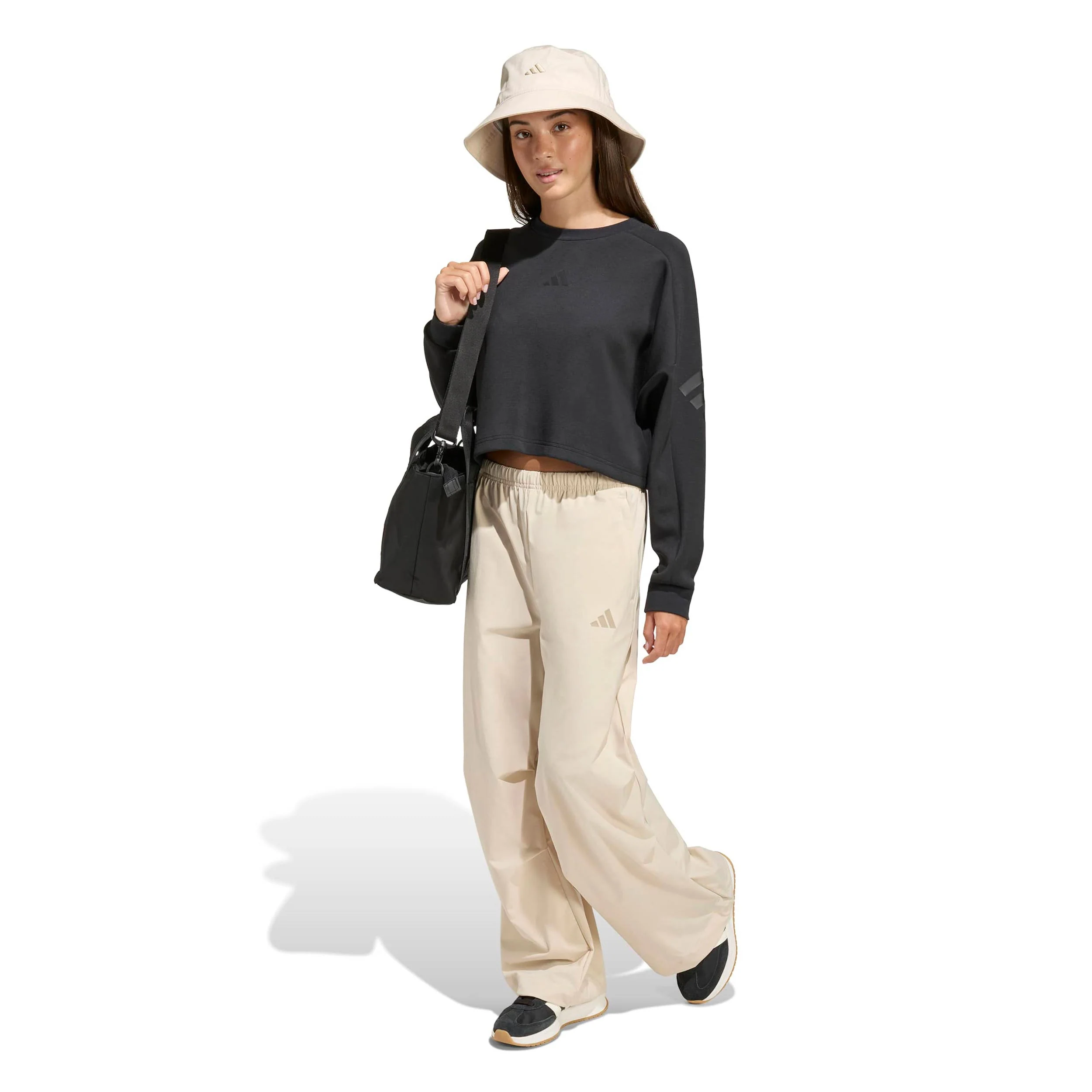 Wide Strech Woven Trainingshose MĂ€dchen - beige - Image 4