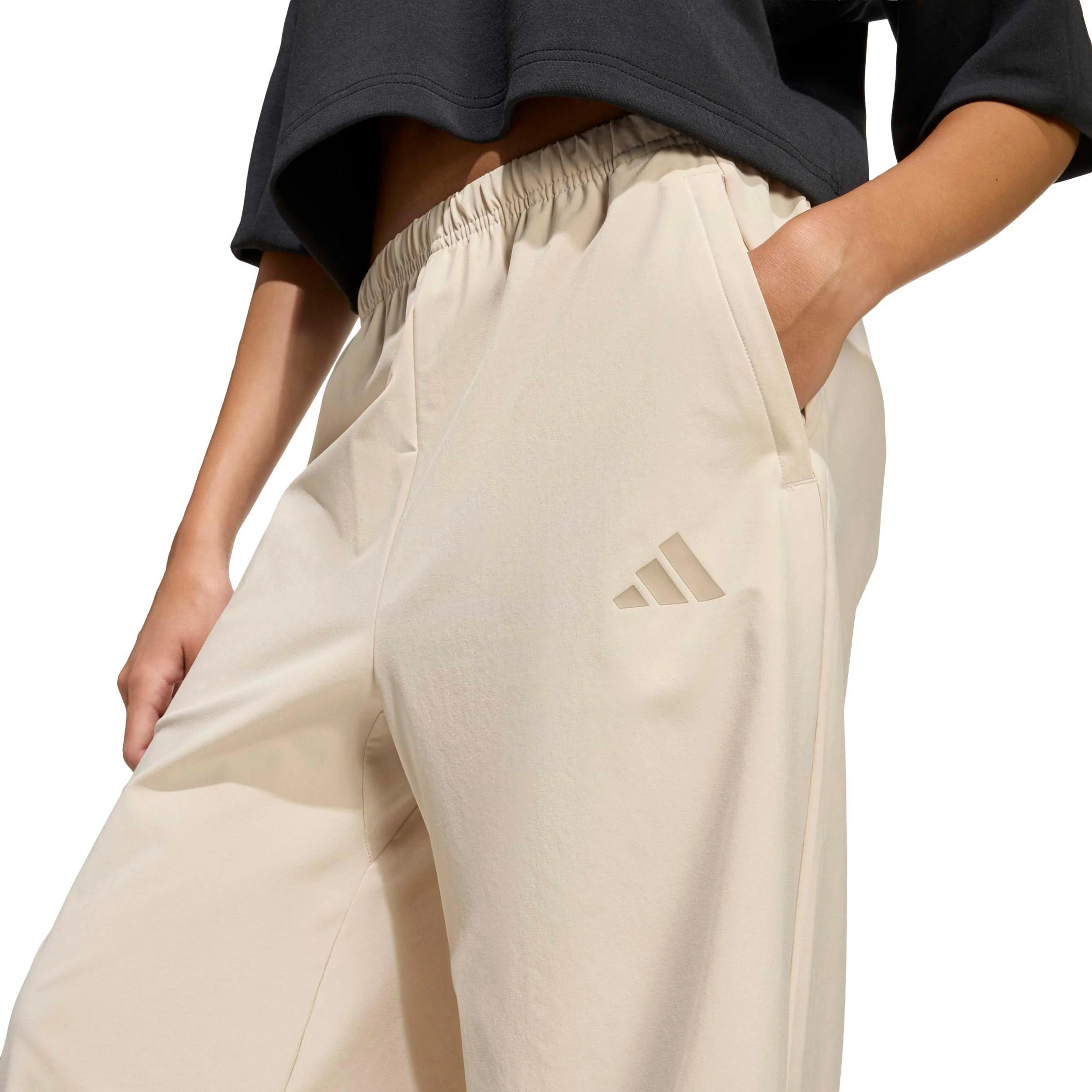 Wide Strech Woven Trainingshose MĂ€dchen - beige - Image 5