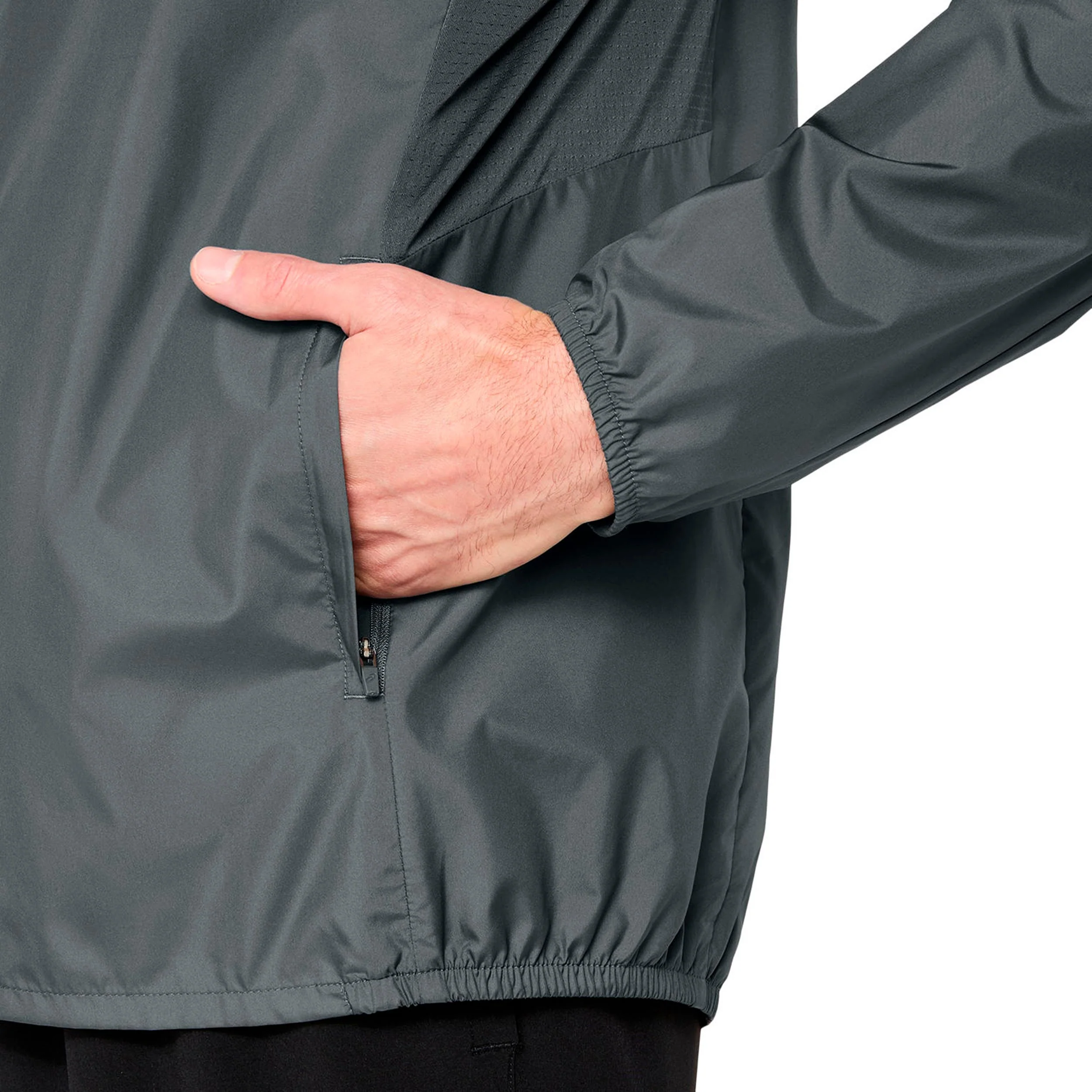 Core Laufjacke Herren-grau - Image 5