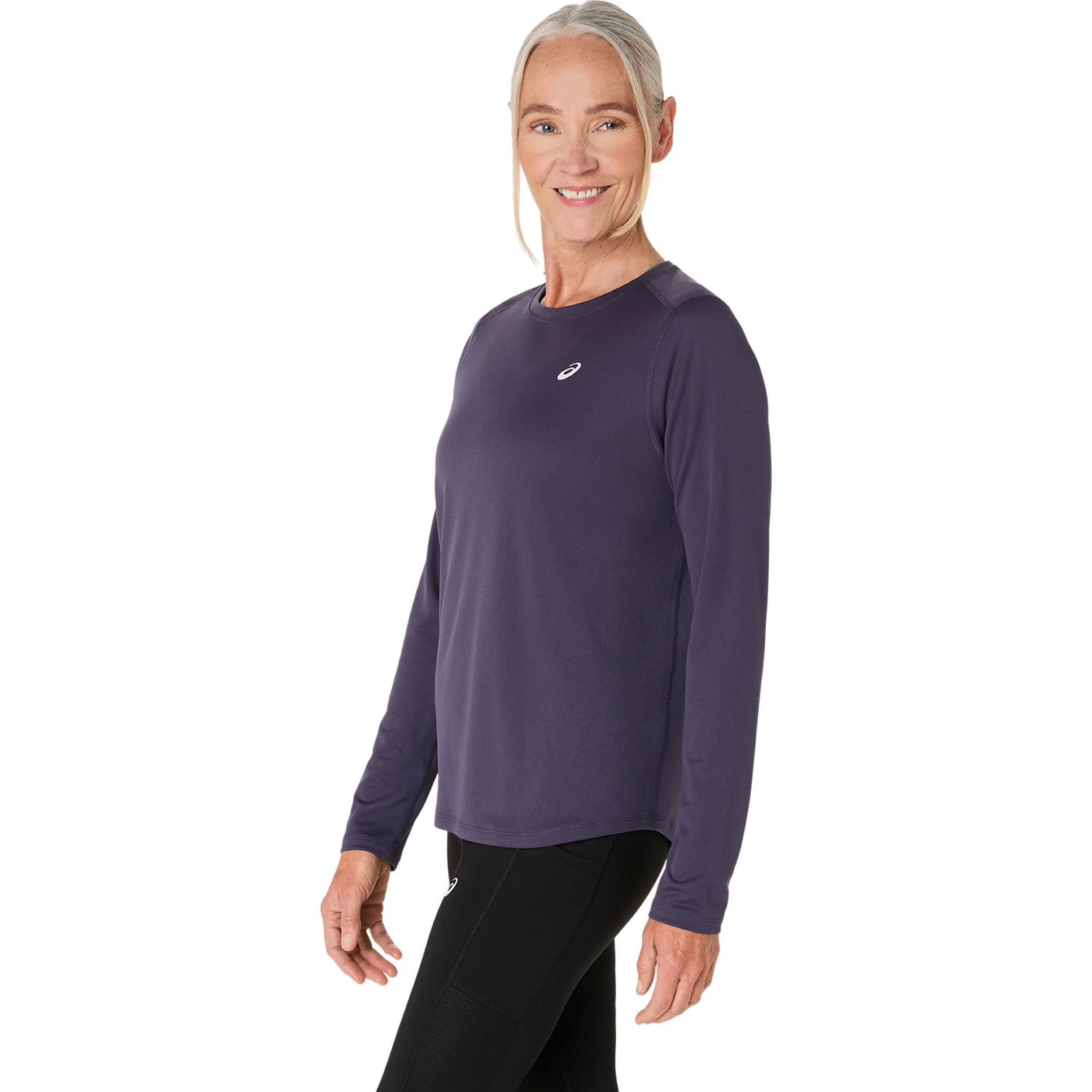 Core Laufshirt Damen-blaugrau - Image 3