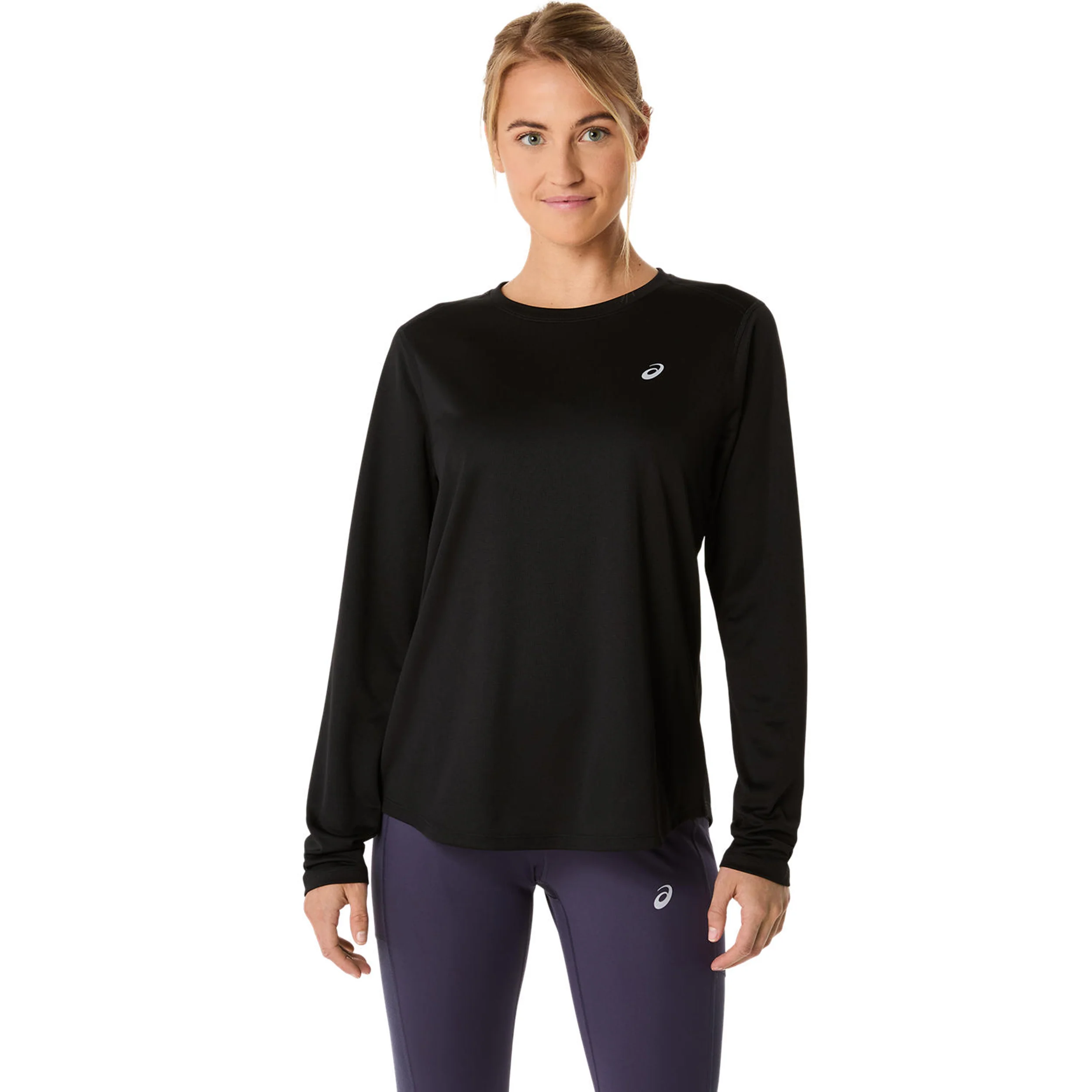 Core Laufshirt Damen-schwarz - Image 4