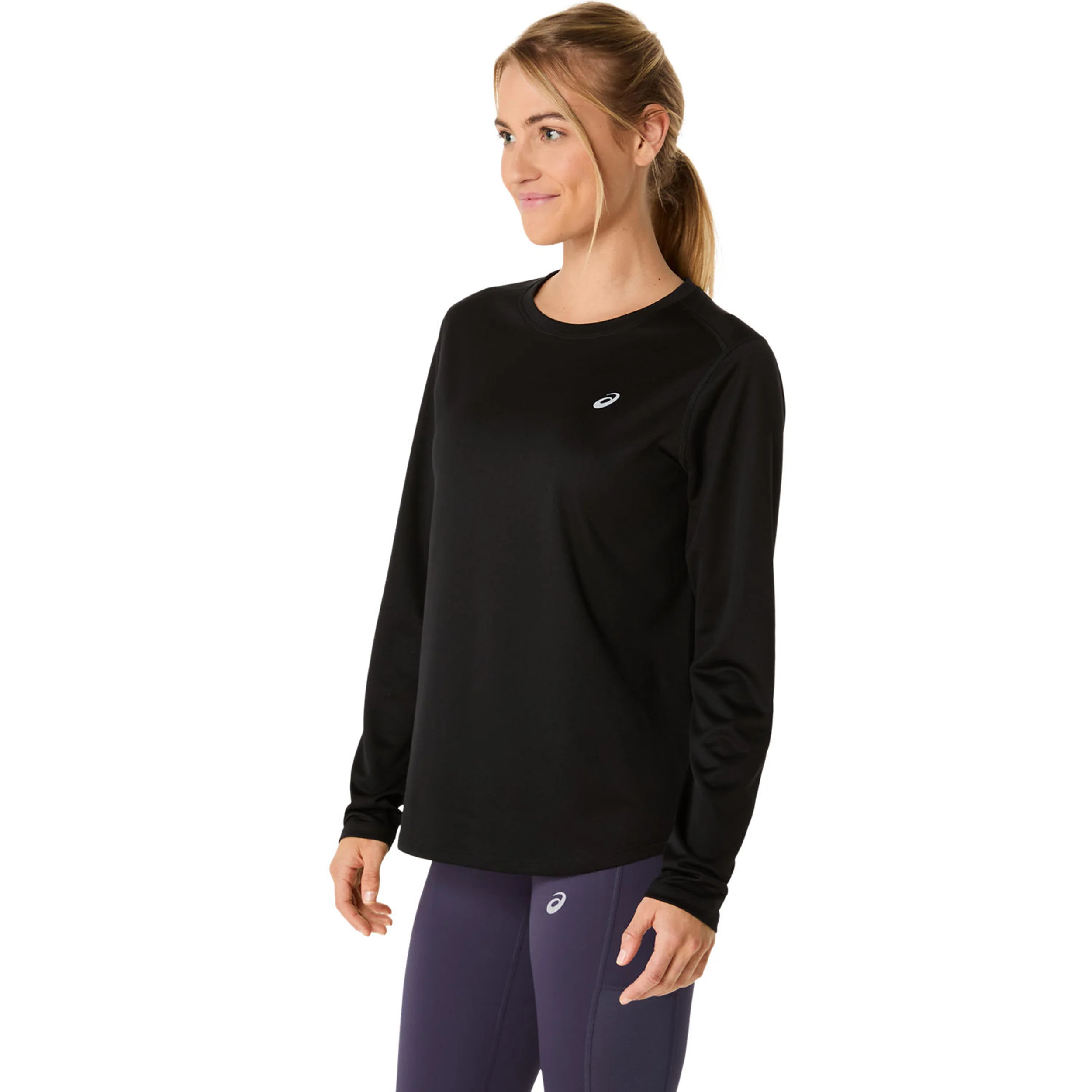 Core Laufshirt Damen-schwarz - Image 6