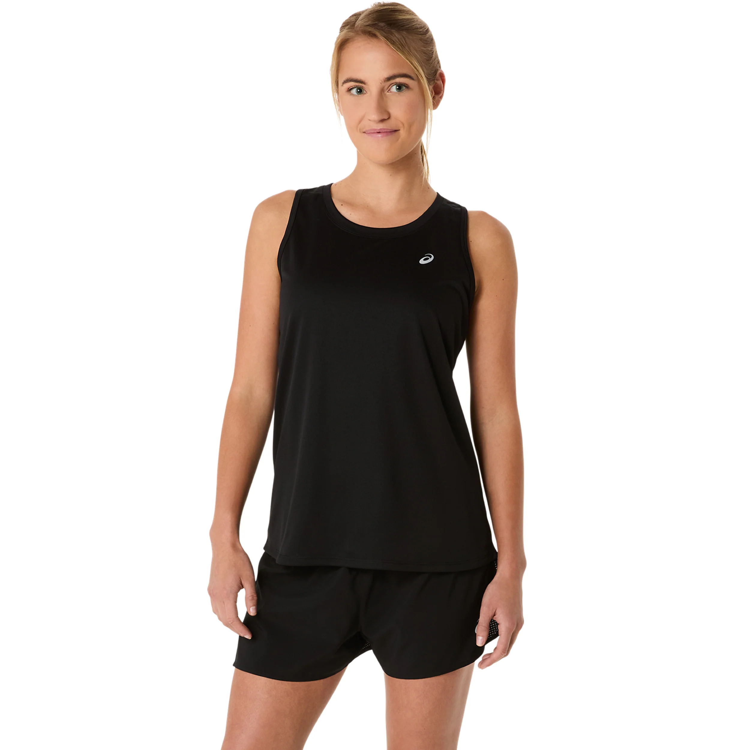 Core Laufshirt Damen-schwarz - Image 4