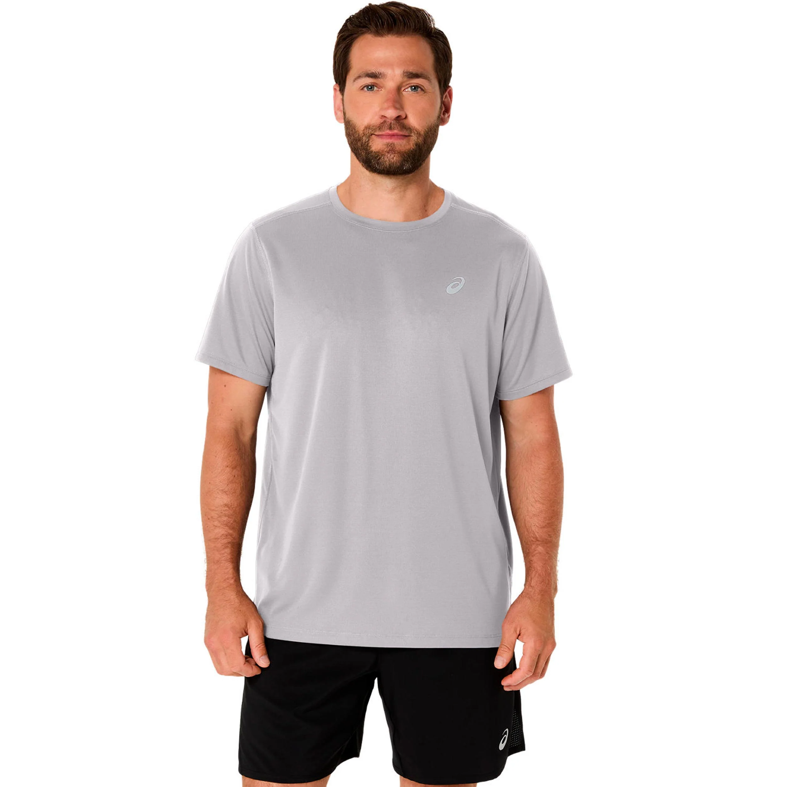 Core Laufshirt Herren-hellgrau - Image 2