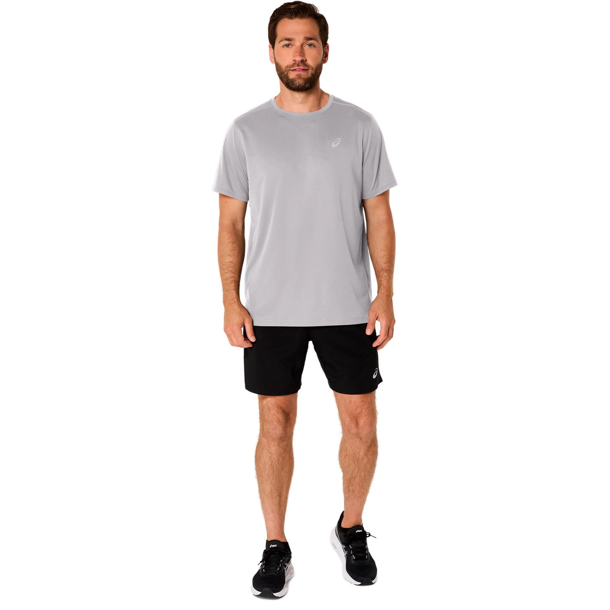 Core Laufshirt Herren-hellgrau - Image 5