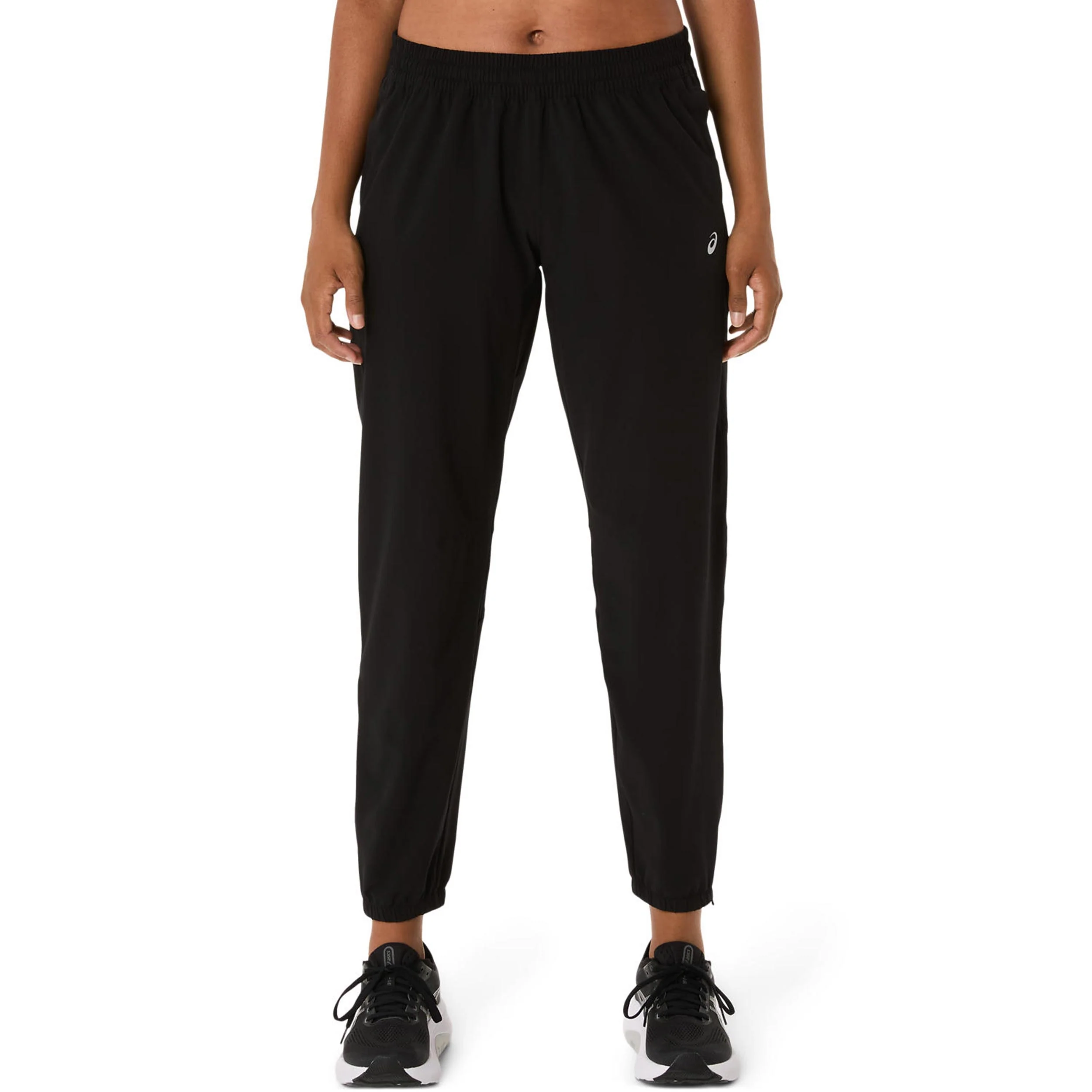 Core Woven Laufhose Damen-Schwarz