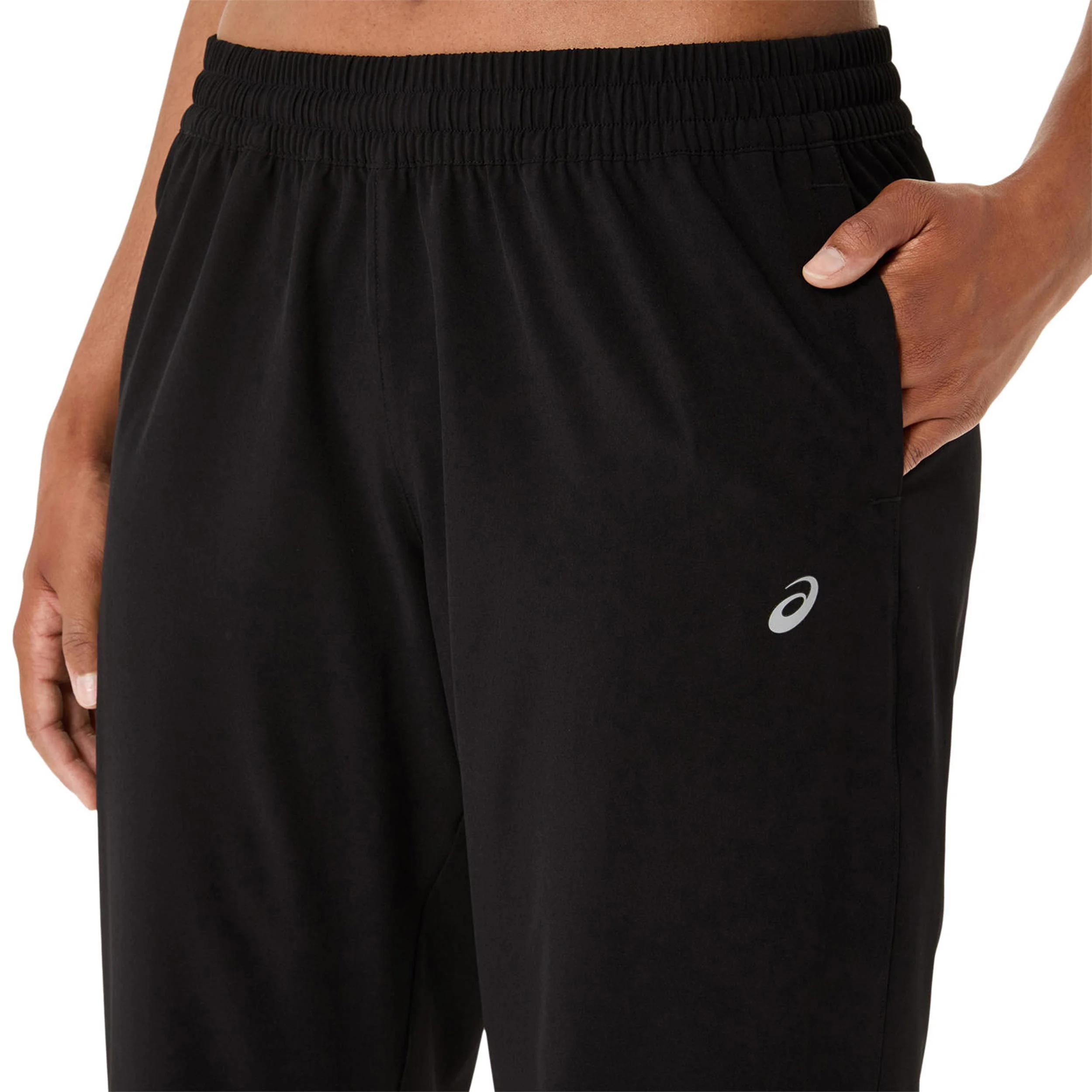 Core Woven Laufhose Damen-Schwarz - Image 4