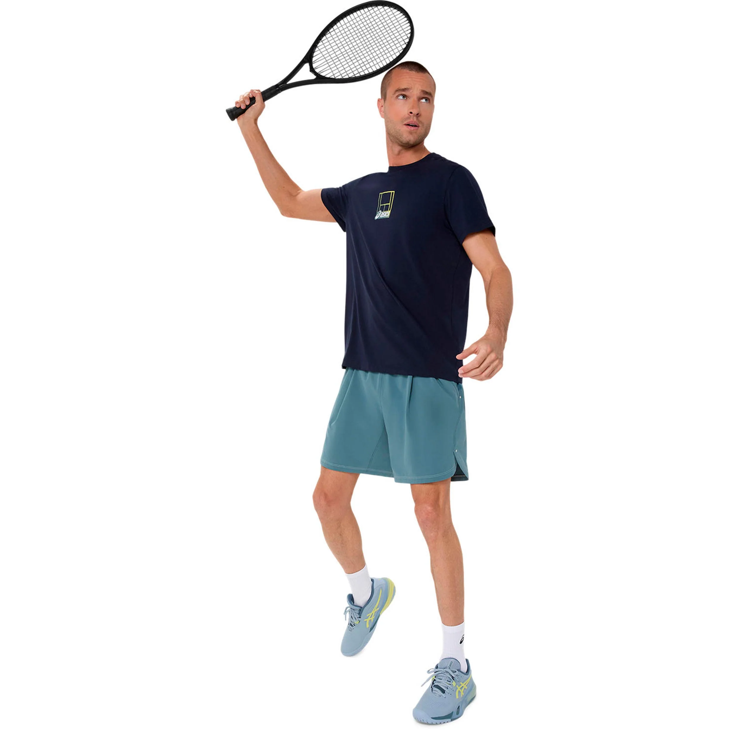 Court Core Graphic T-Shirt Herren-dunkelblau - Image 3